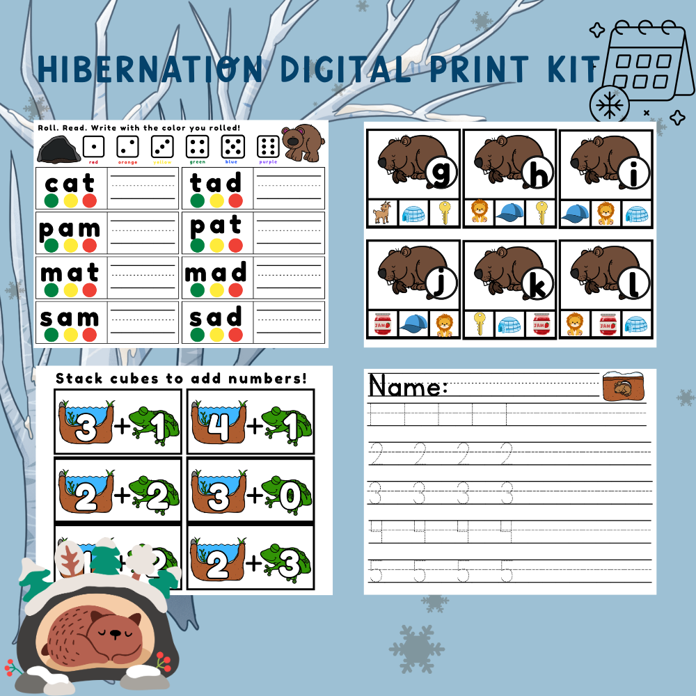 Hibernation Digital Print Kit