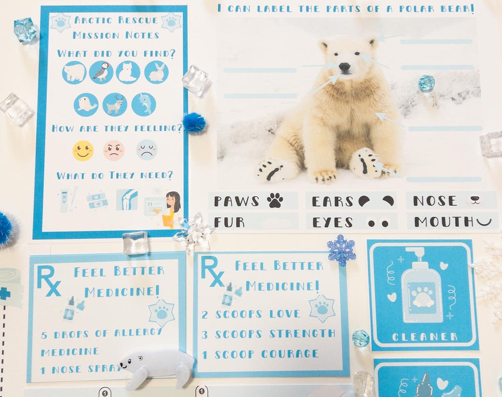 Arctic Pet Vet Digital Print & Play Learning Kit