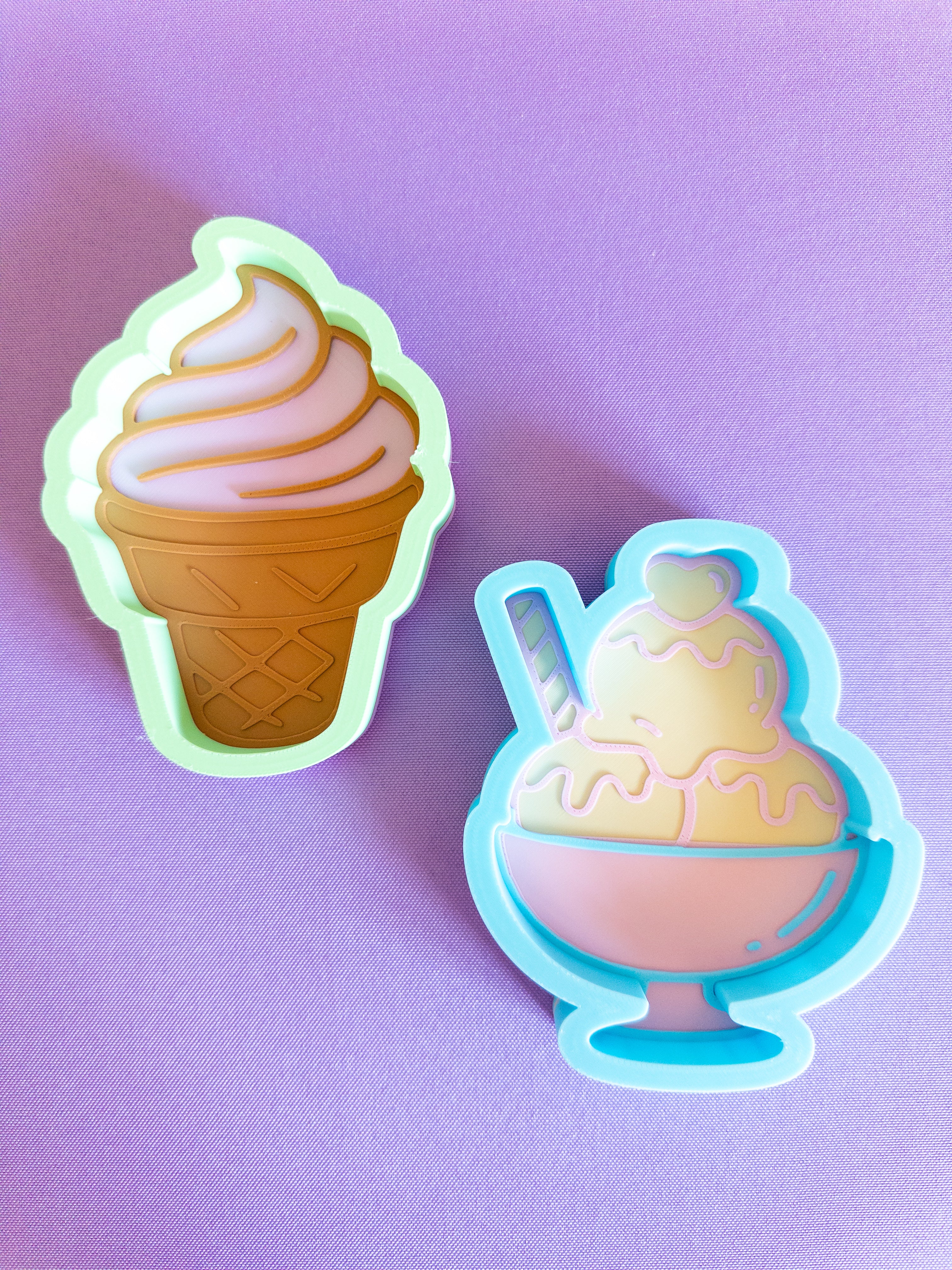 Ice Cream Parlor 3D PLA Accessories
