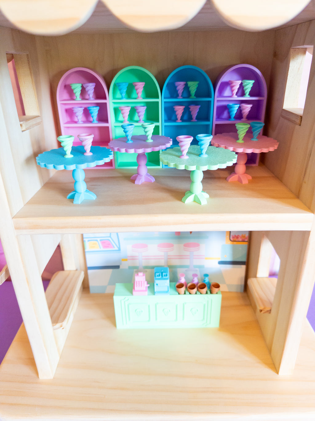 Ice Cream Parlor 3D PLA Accessories