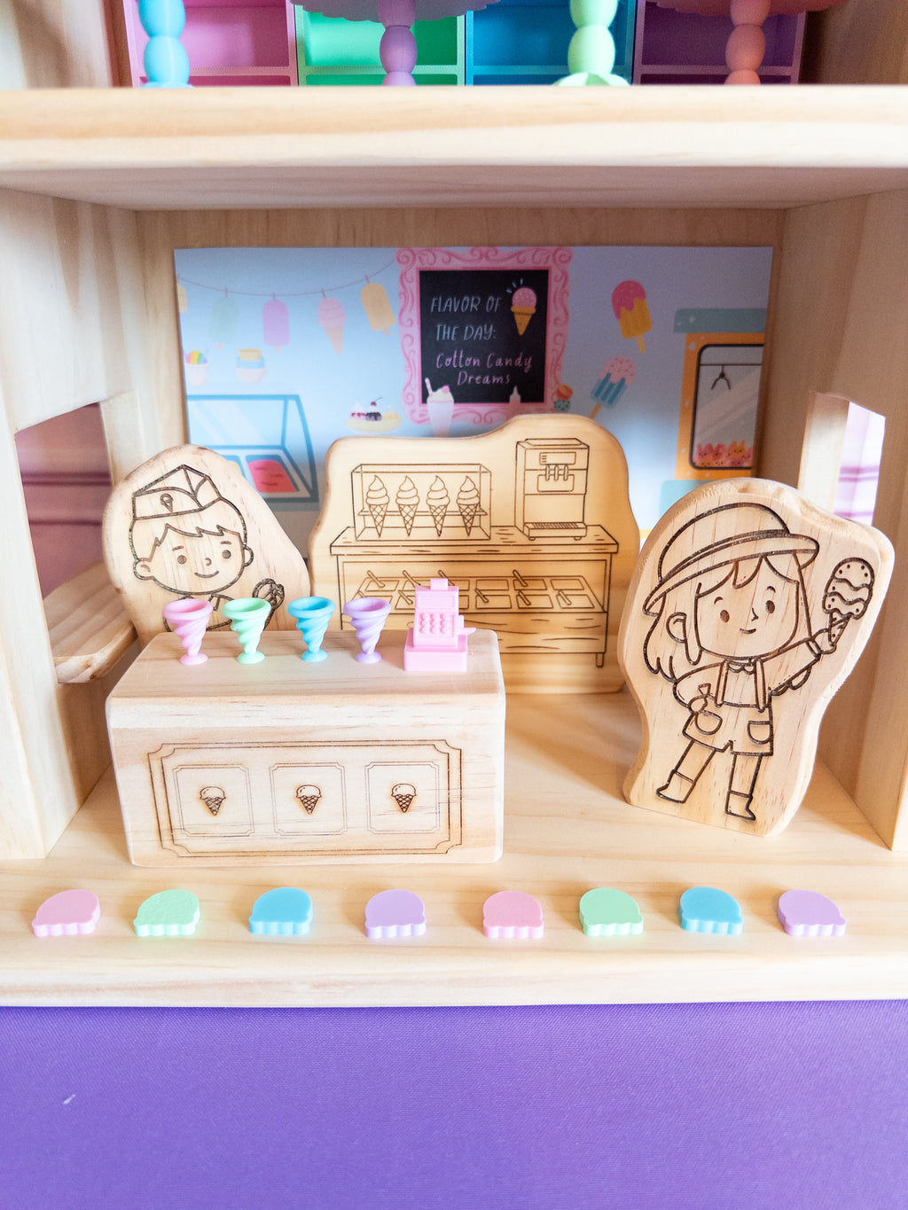 Ice Cream Parlor 3D PLA Accessories
