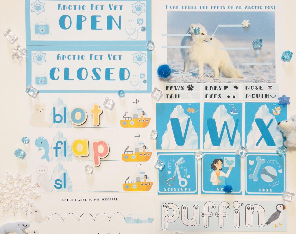 Arctic Pet Vet Digital Print & Play Learning Kit