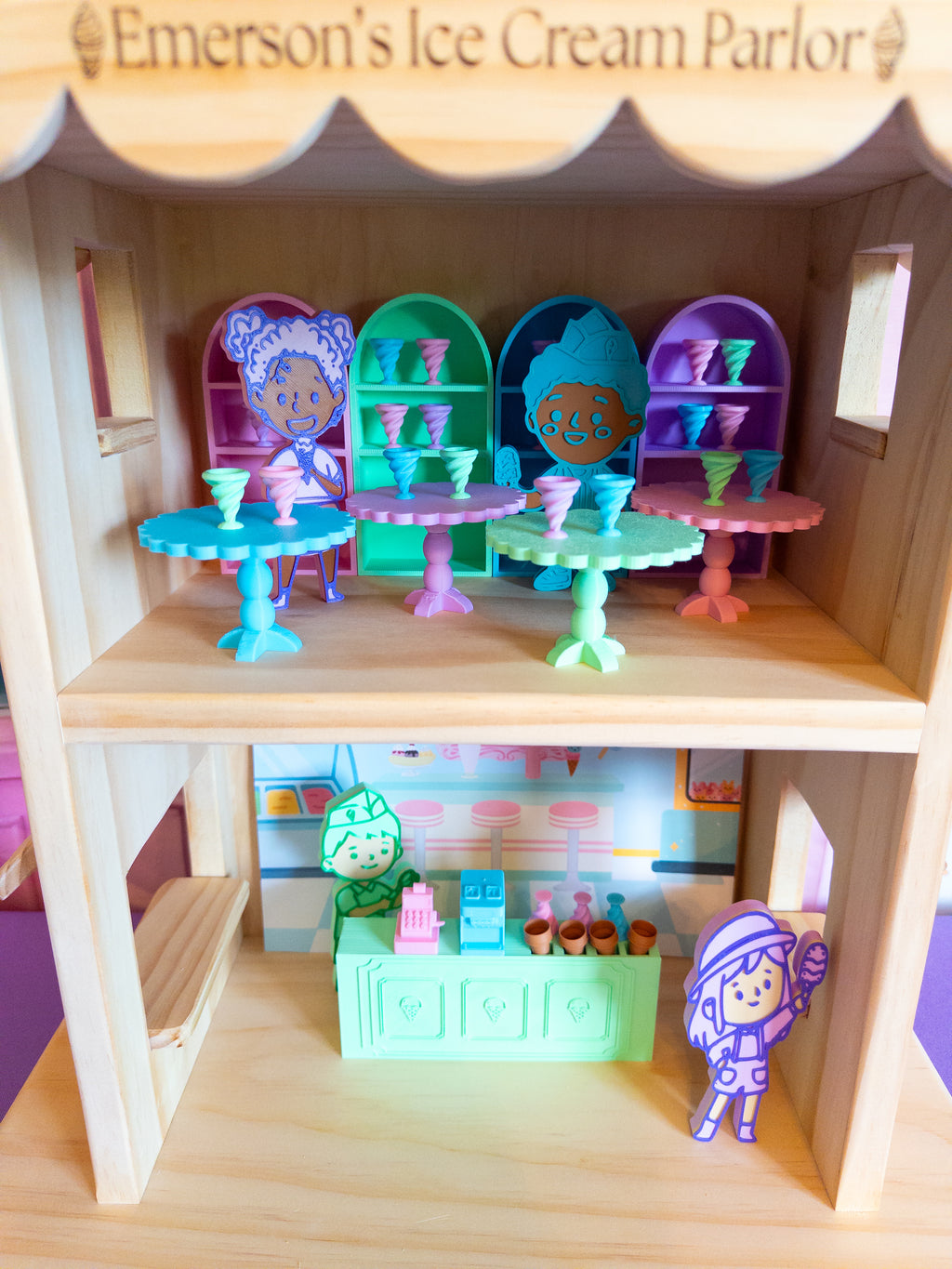 Ice Cream Parlor 3D PLA Accessories