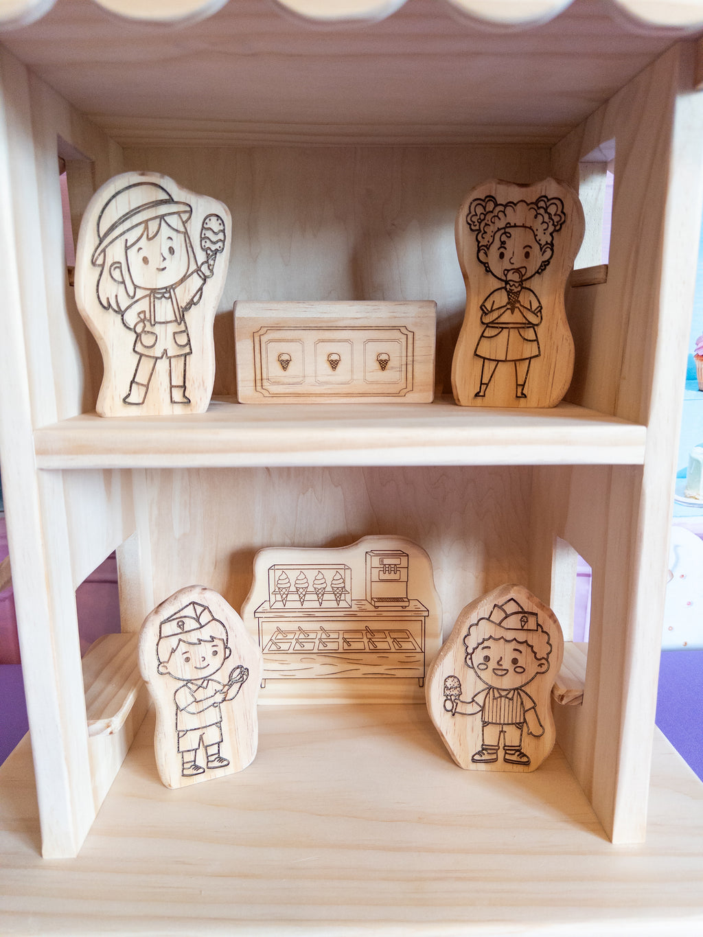 Ice Cream Parlor Wooden Collection