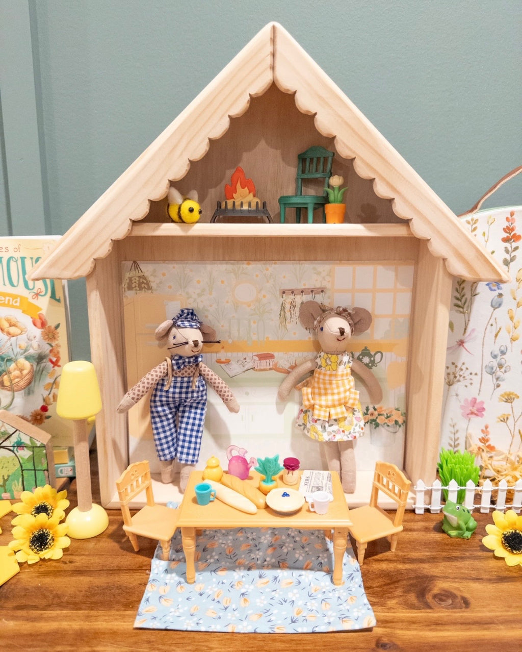 Penny Lane Wooden Dollhouse