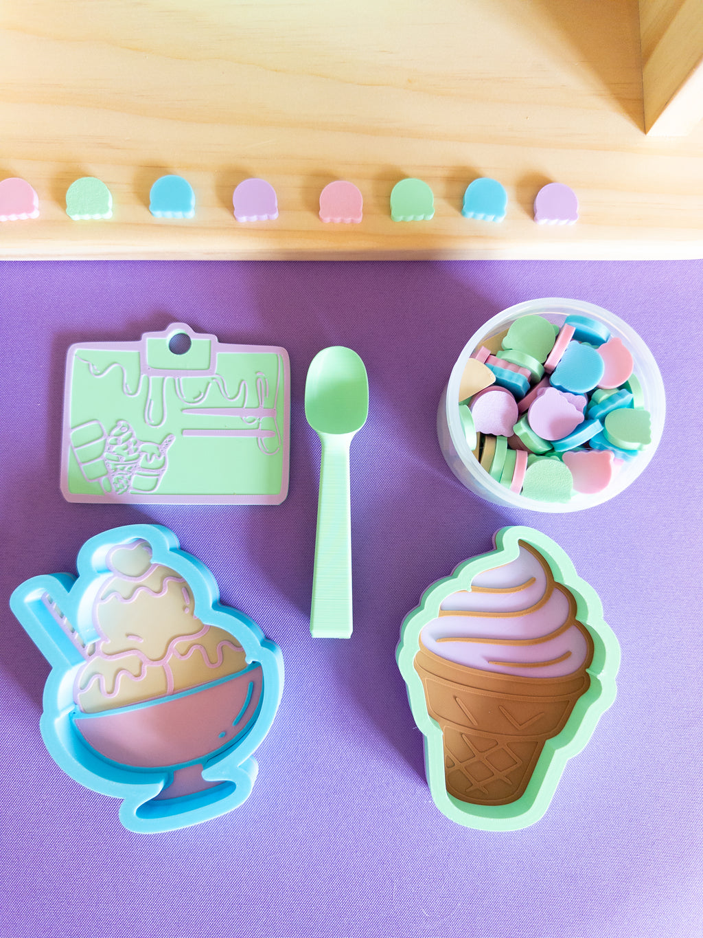 Ice Cream Parlor 3D PLA Accessories