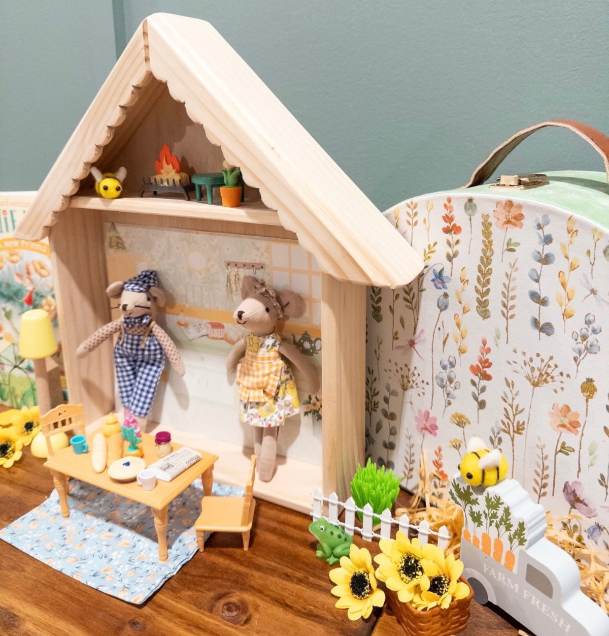 Penny Lane Wooden Dollhouse