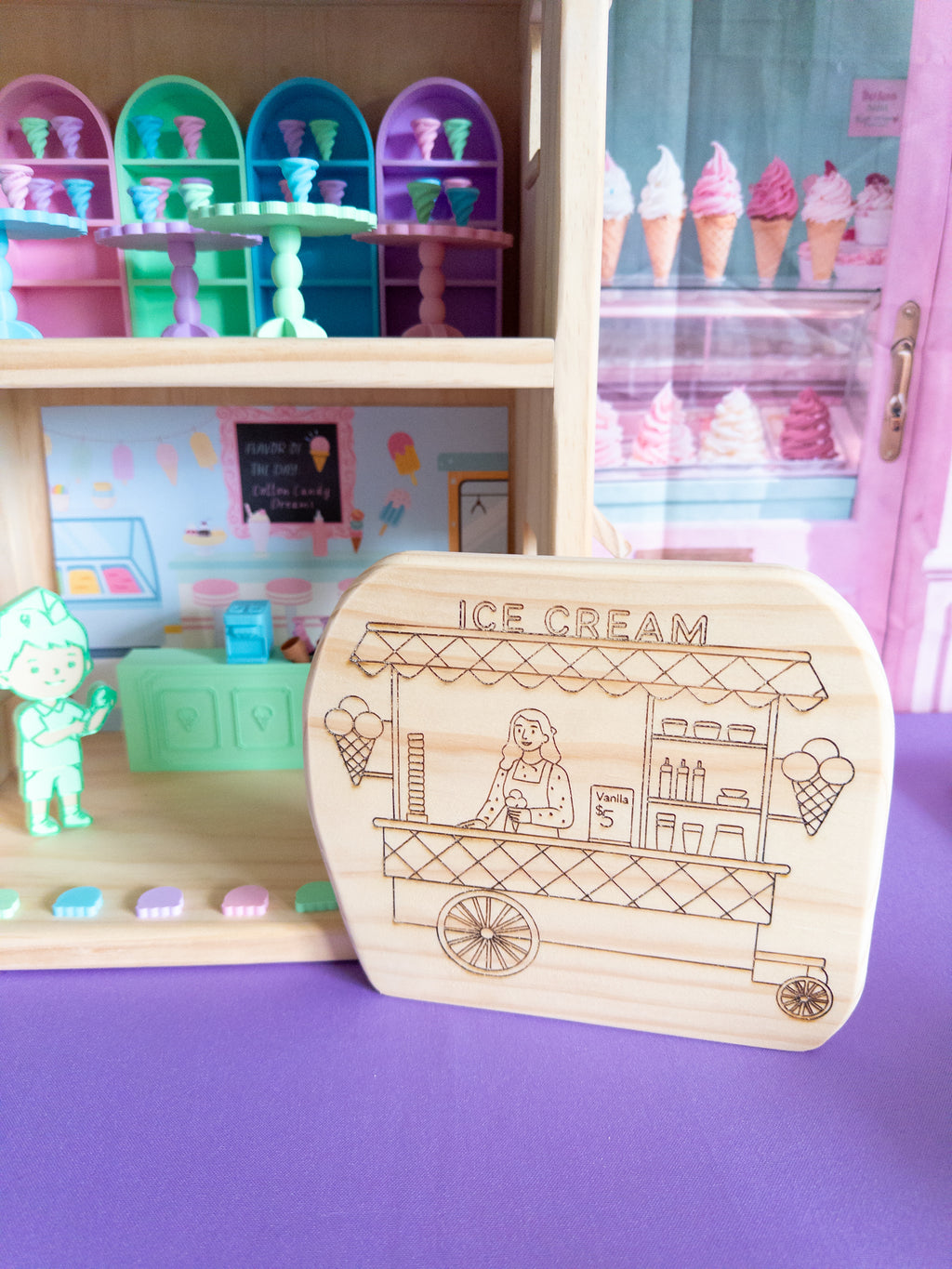 Ice Cream Parlor Wooden Collection