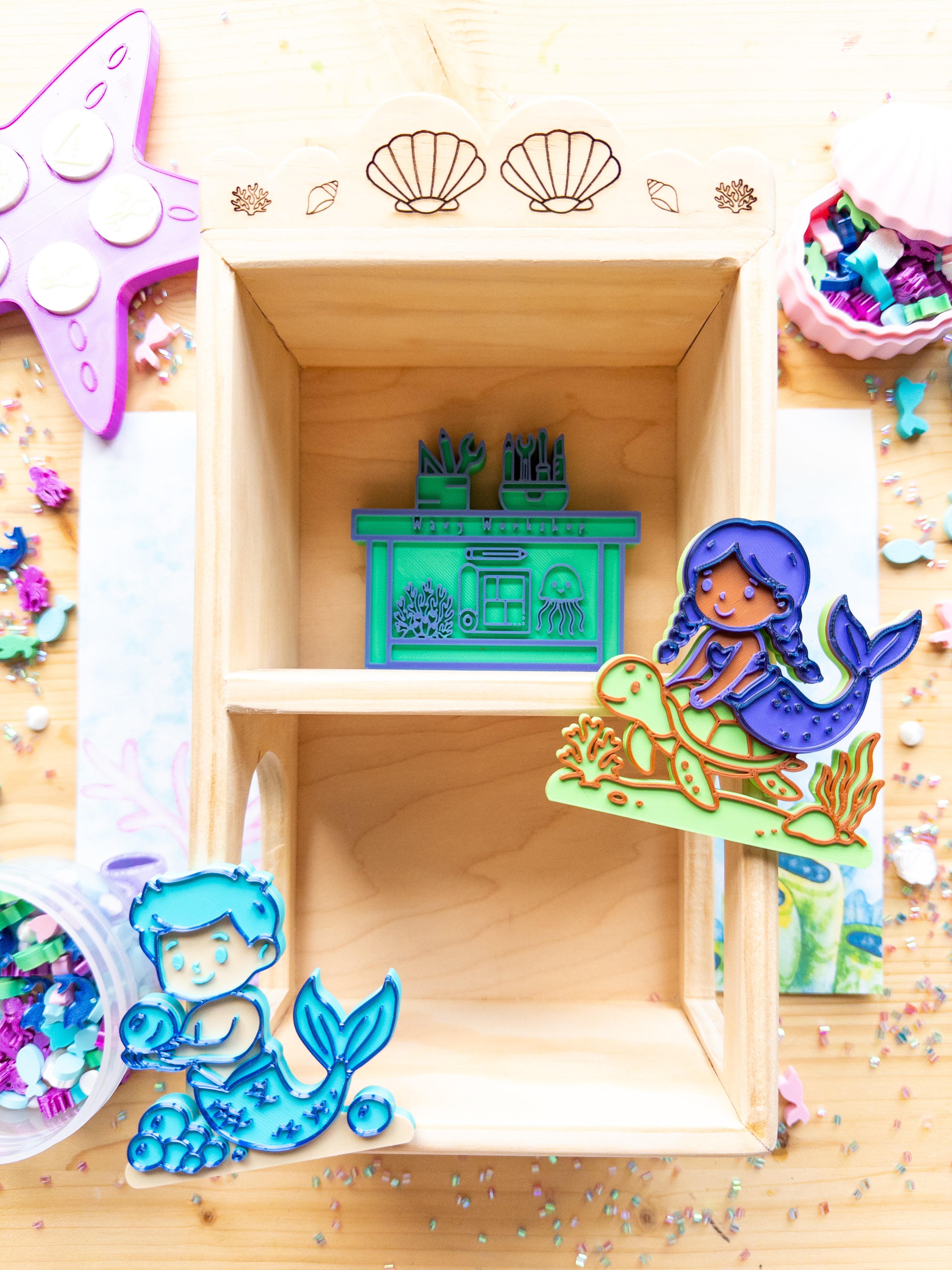 Mermaid Camp Wooden Collection