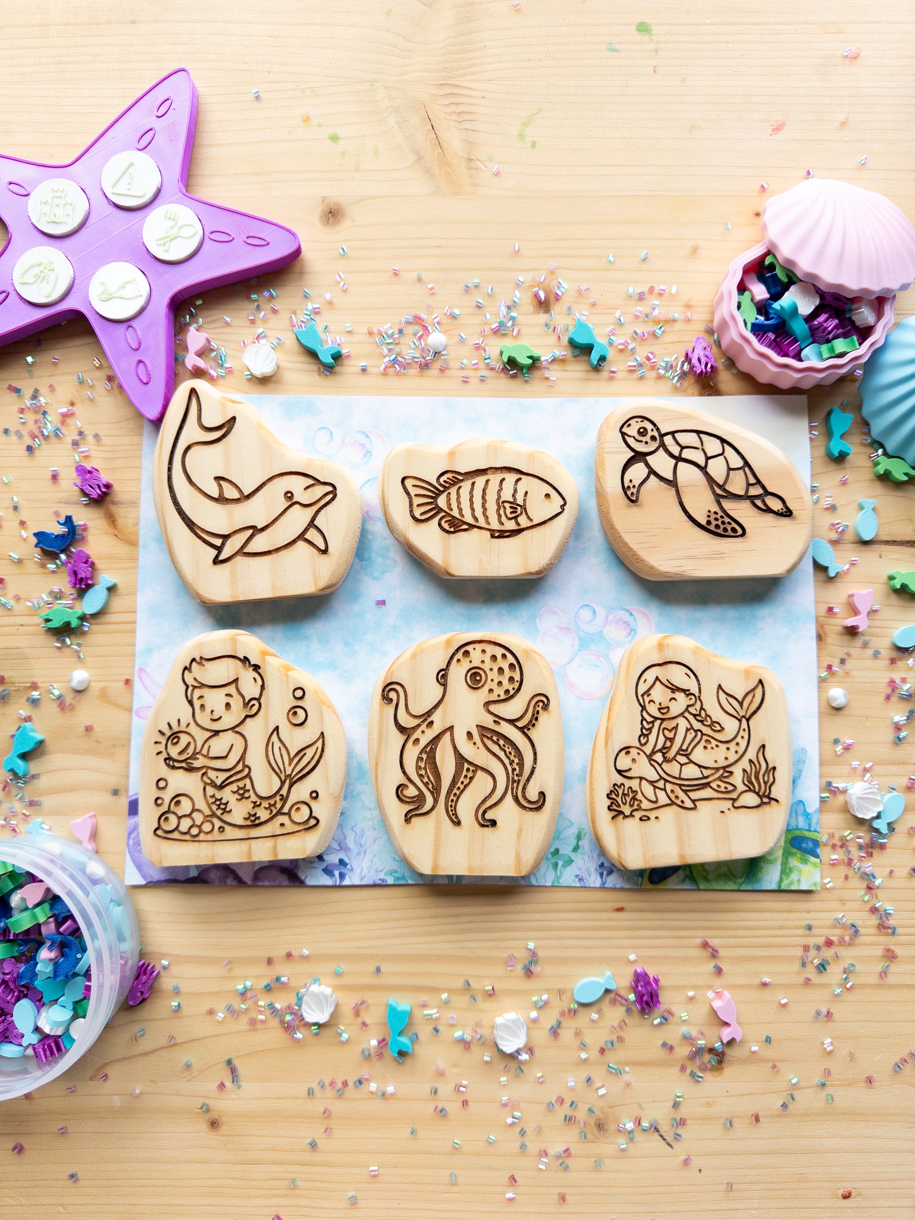 Mermaid Camp Wooden Collection