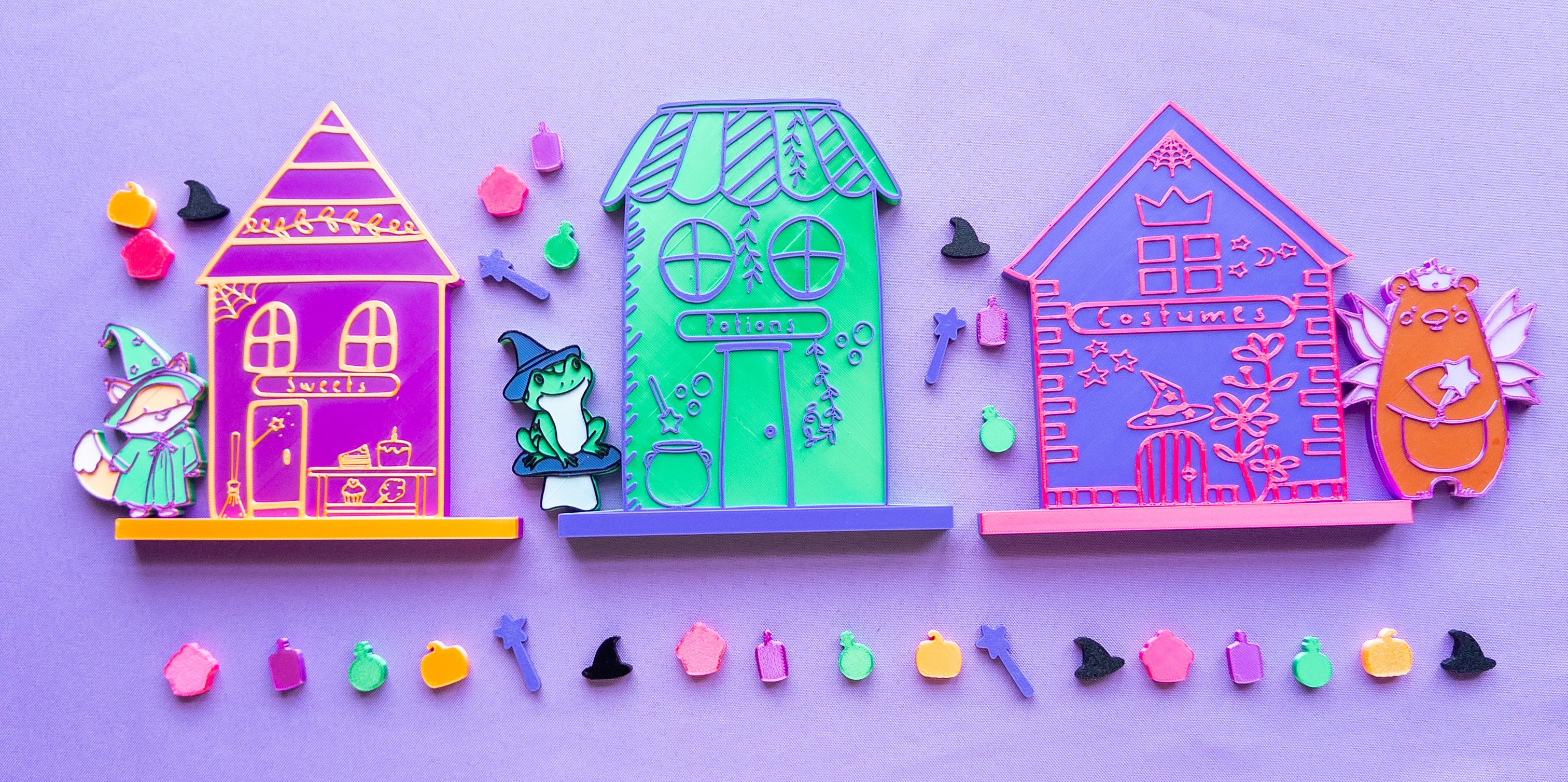 Whimsy Hollow Halloween 3D PLA Accessories