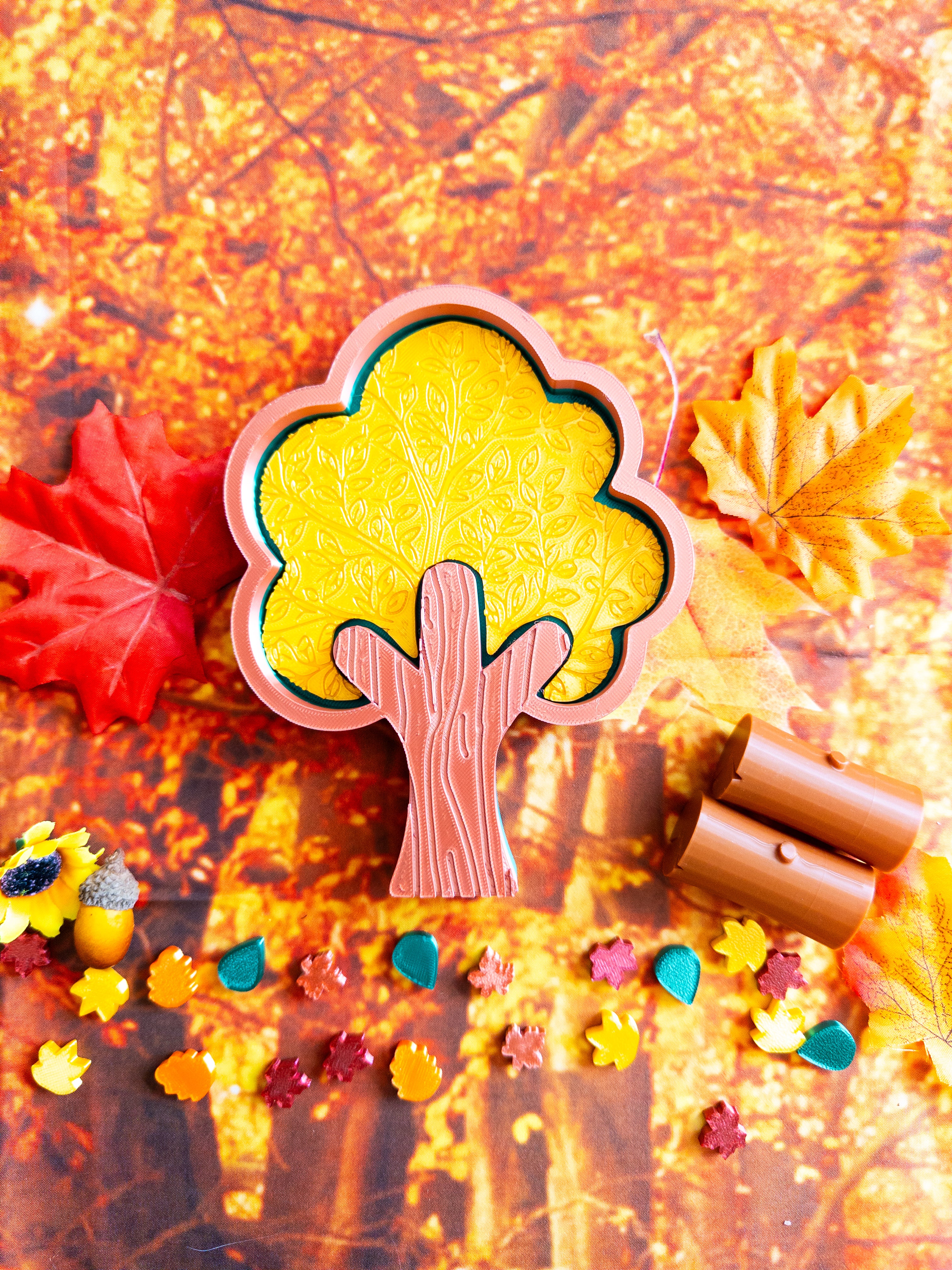 Deciduous Trees Fall themed 3D PLA Accessories