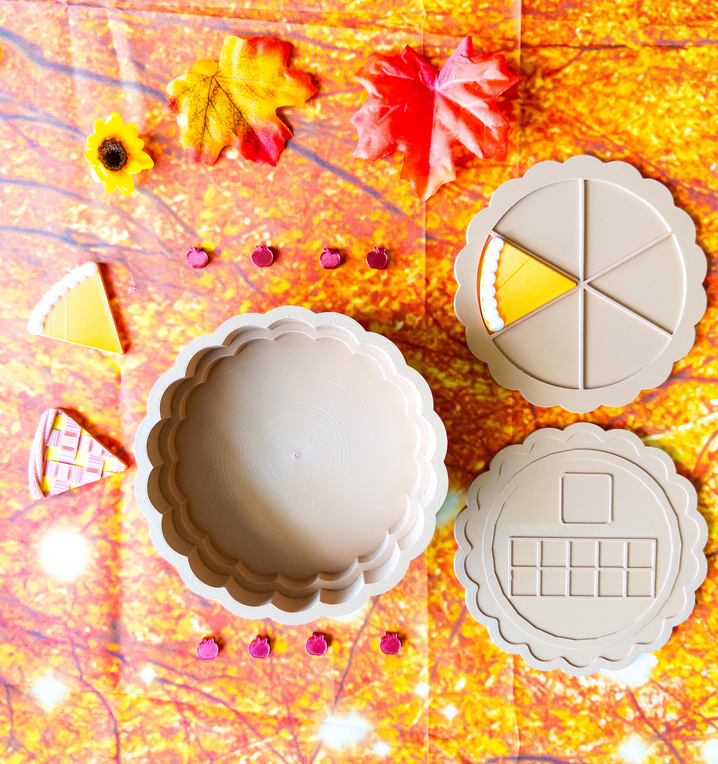 Deciduous Trees Fall themed 3D PLA Accessories