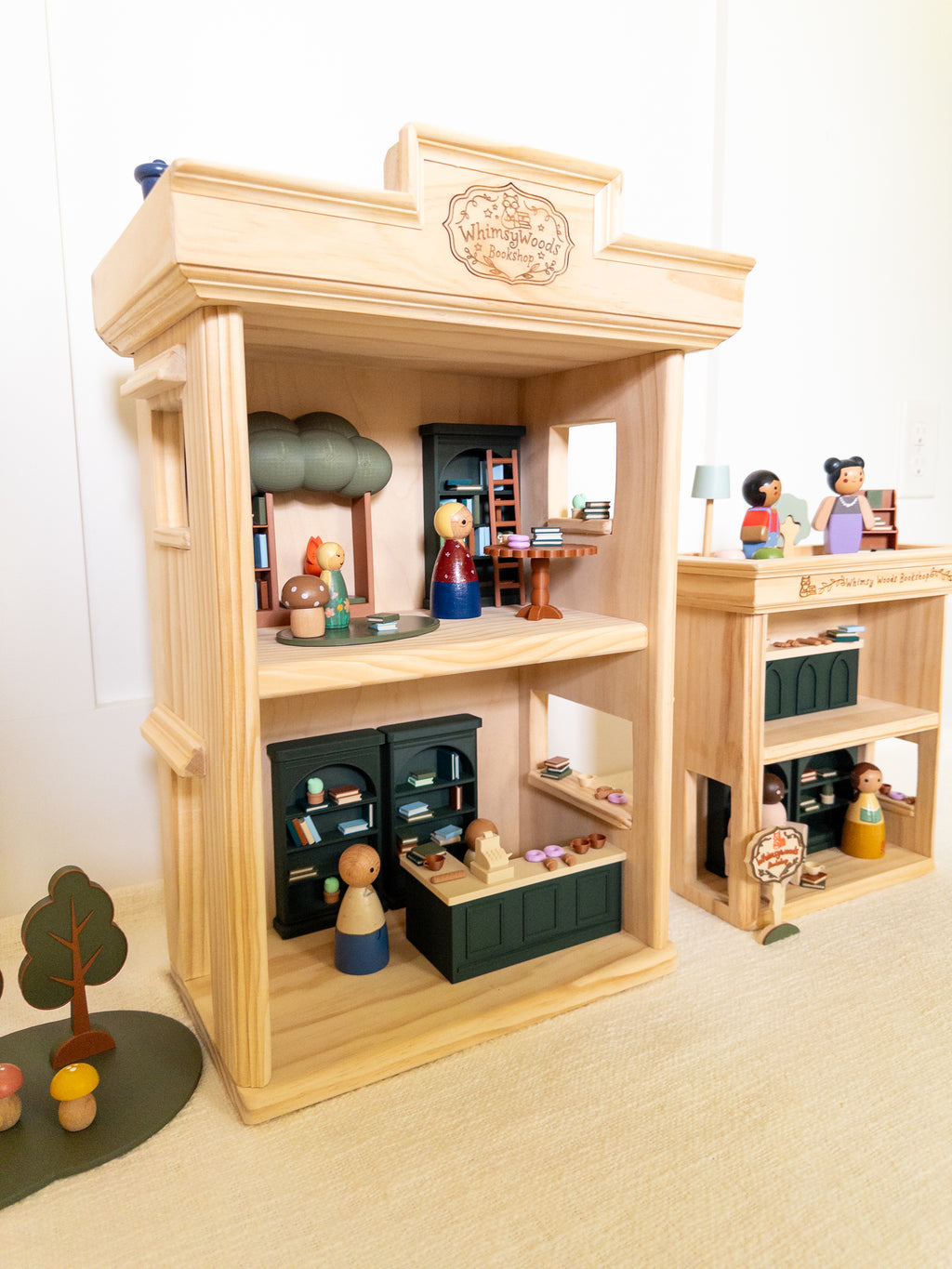 The Whimsy Woods Bookshop Dollhouse