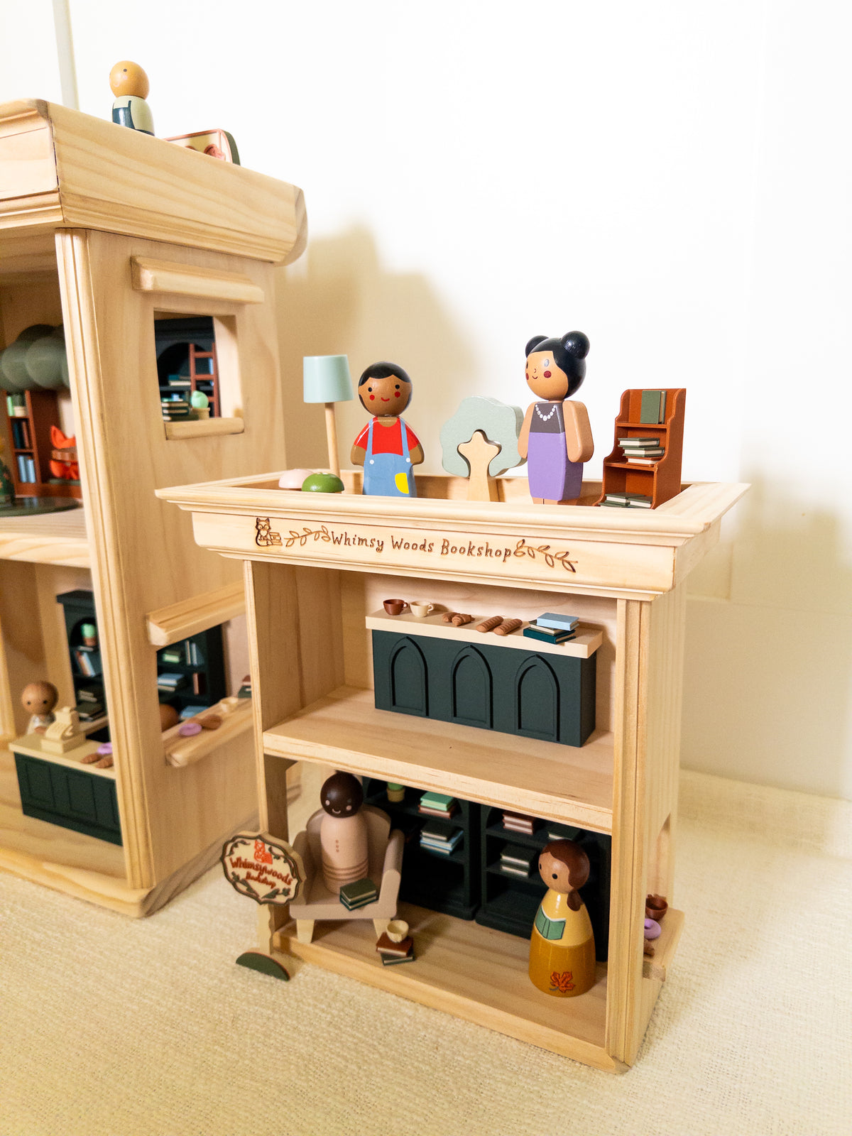 The Whimsy Woods Bookshop Dollhouse