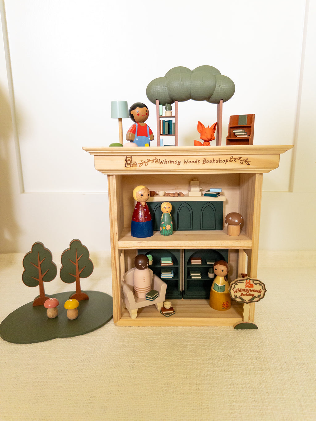 The Whimsy Woods Bookshop Dollhouse
