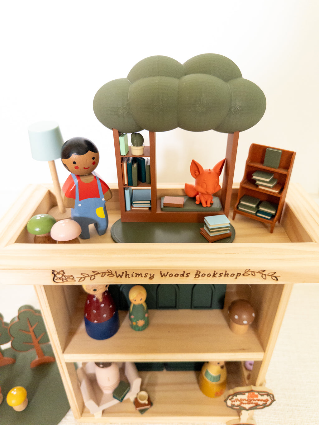 The Whimsy Woods Bookshop Dollhouse