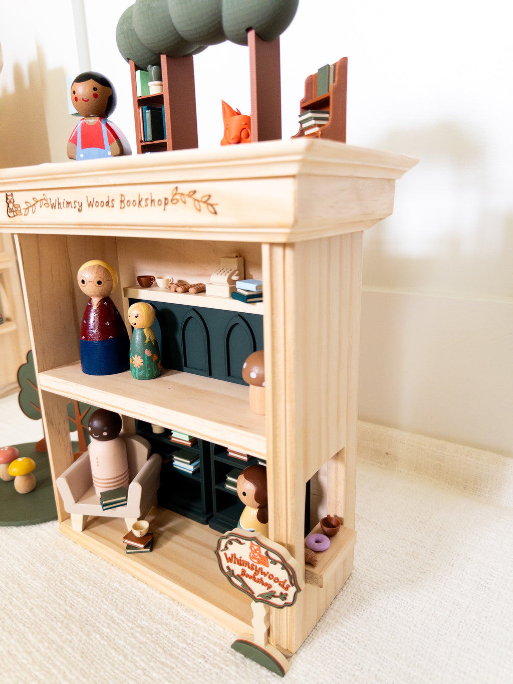 The Whimsy Woods Bookshop Dollhouse