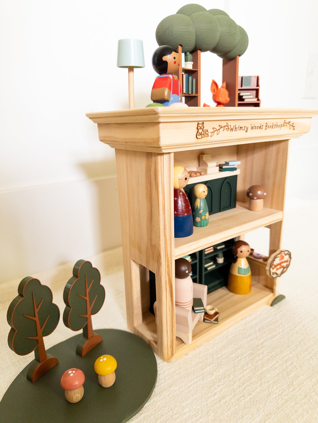 The Whimsy Woods Bookshop Dollhouse