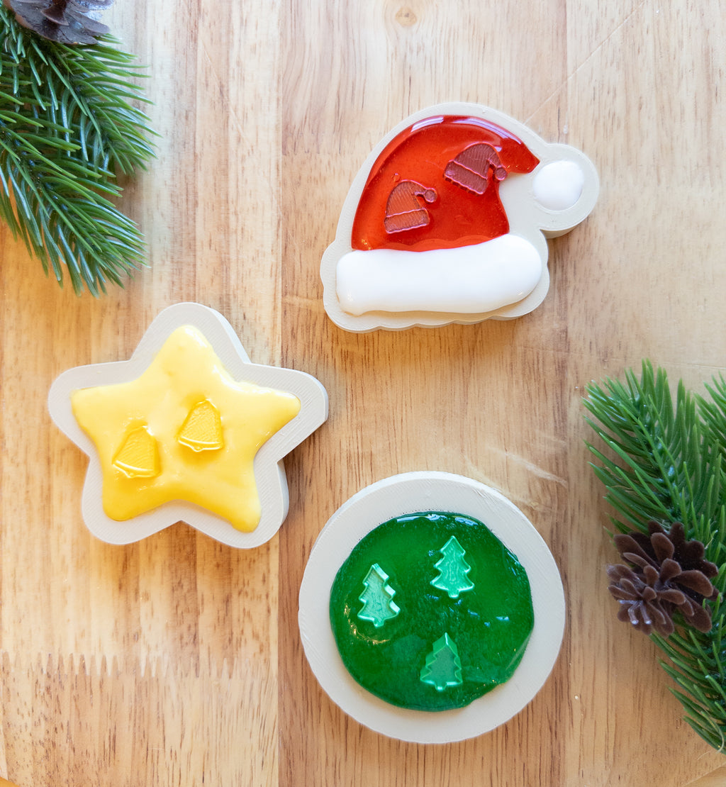 Christmas Cookie 3d PLA & Sensory Squeeze Kit