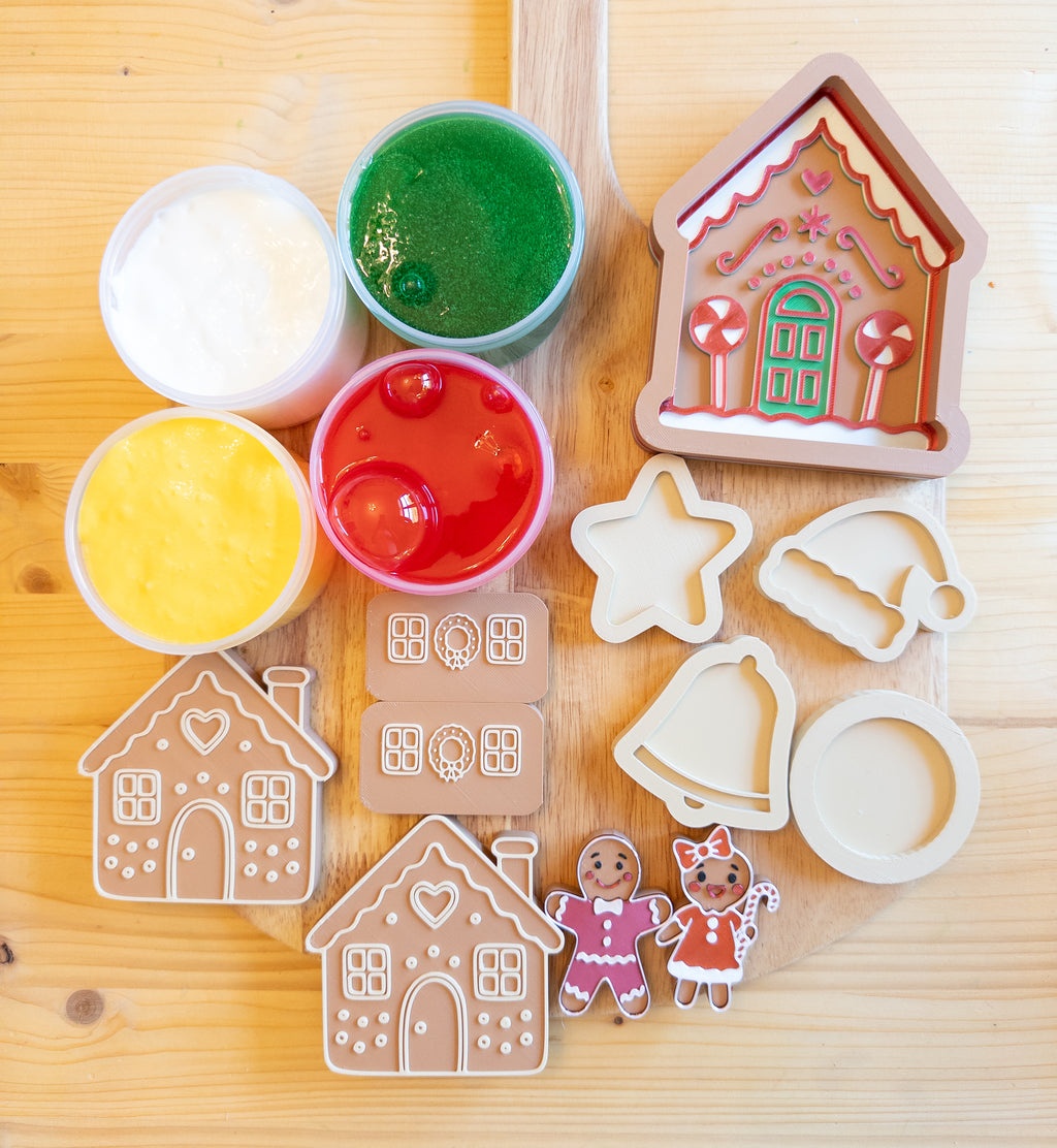 Christmas Cookie 3d PLA & Sensory Squeeze Kit