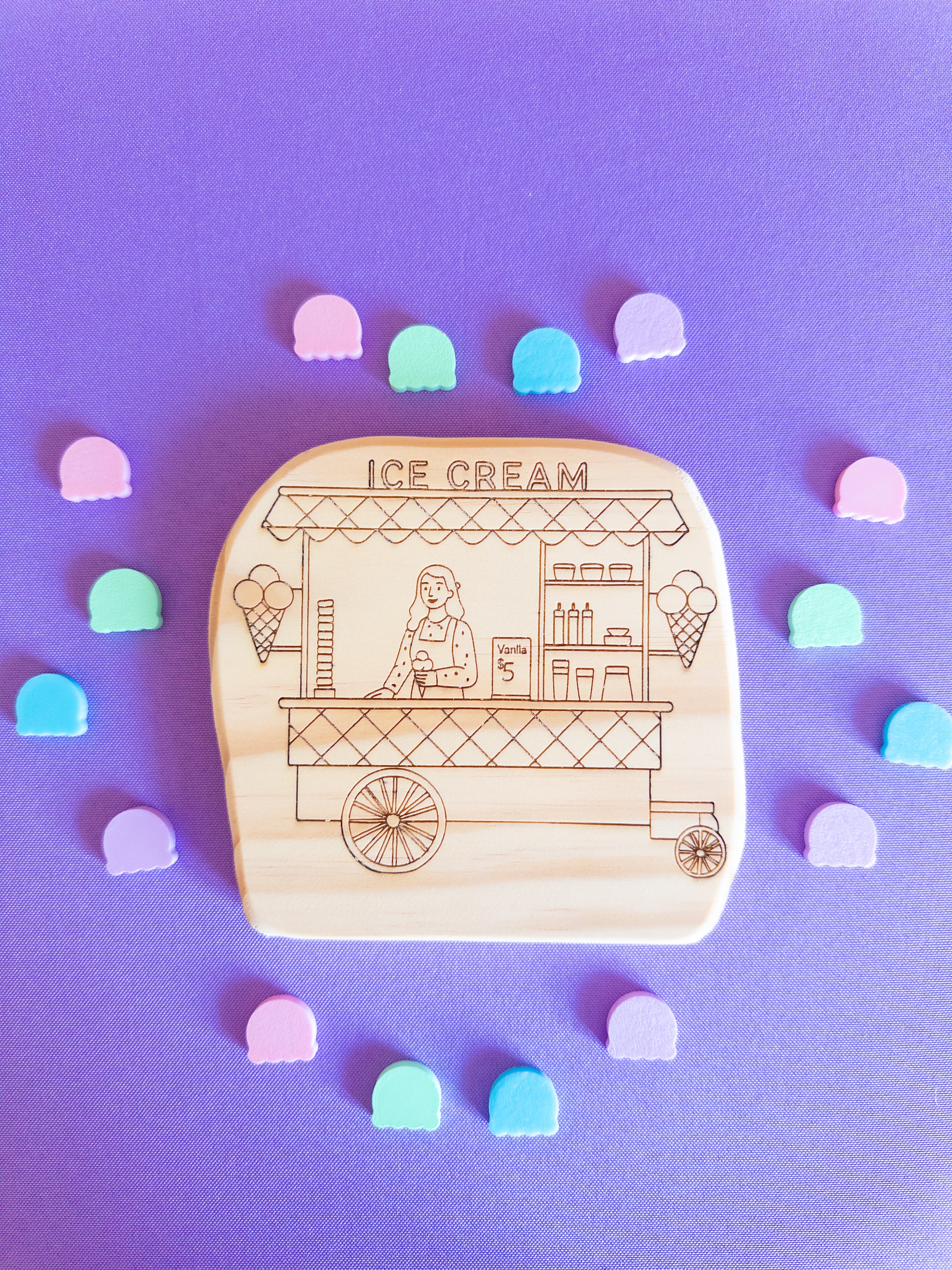 Ice Cream Parlor Wooden Collection
