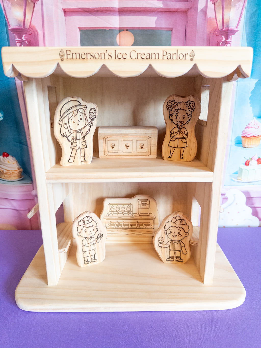 Ice Cream Parlor Wooden Collection