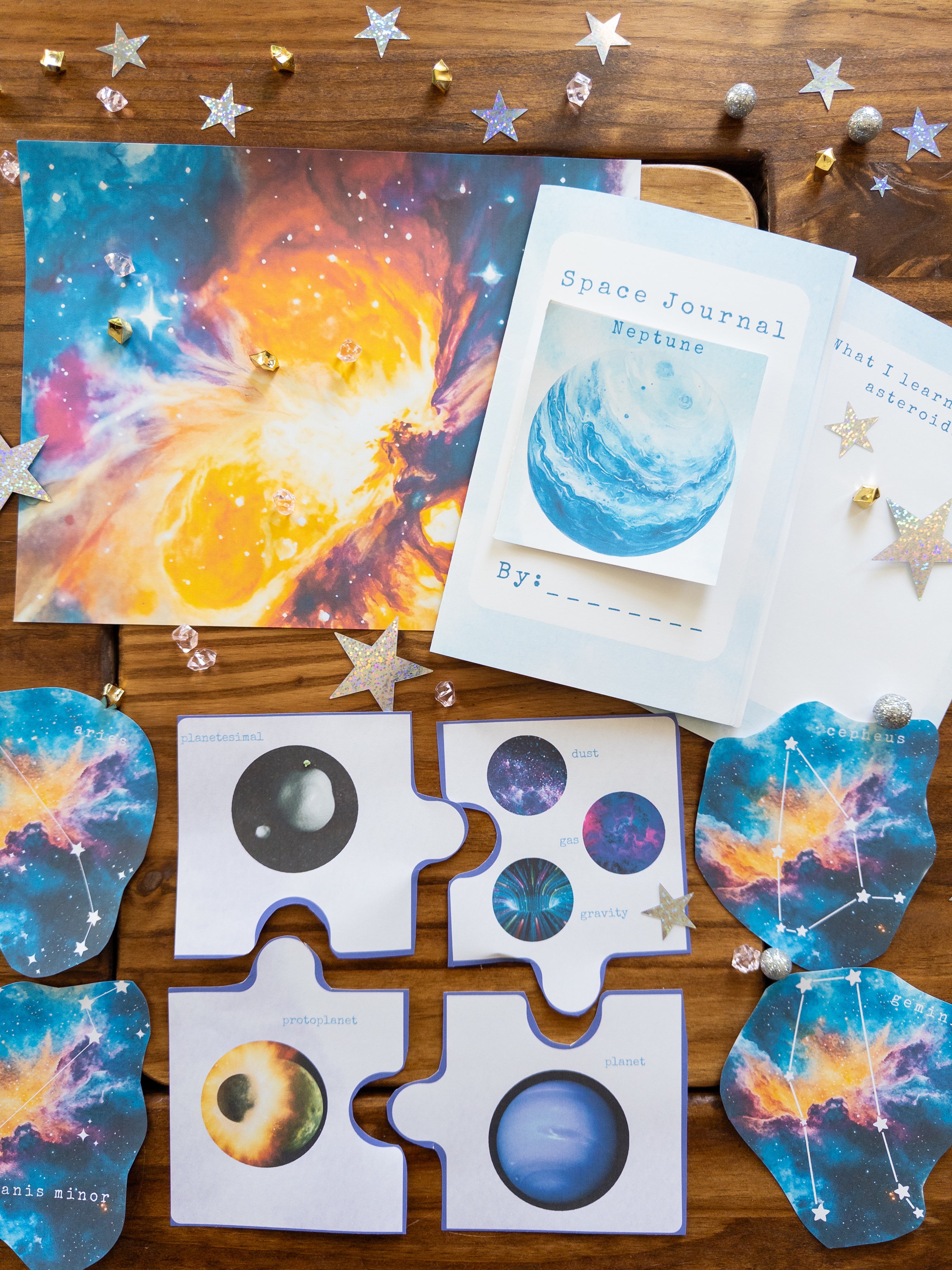 Outer Space Learning Digital Print Kit