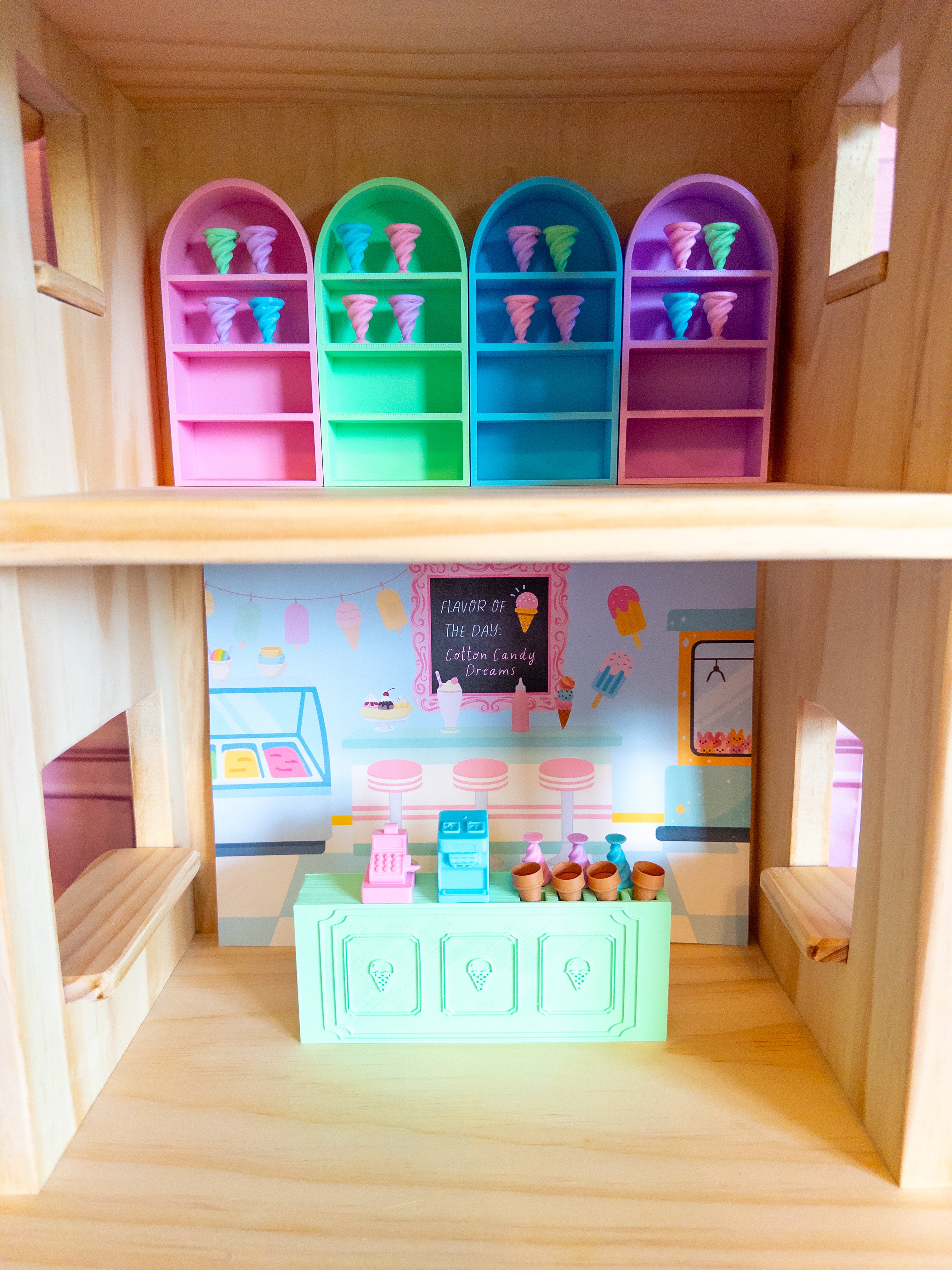 Ice Cream Parlor 3D PLA Accessories