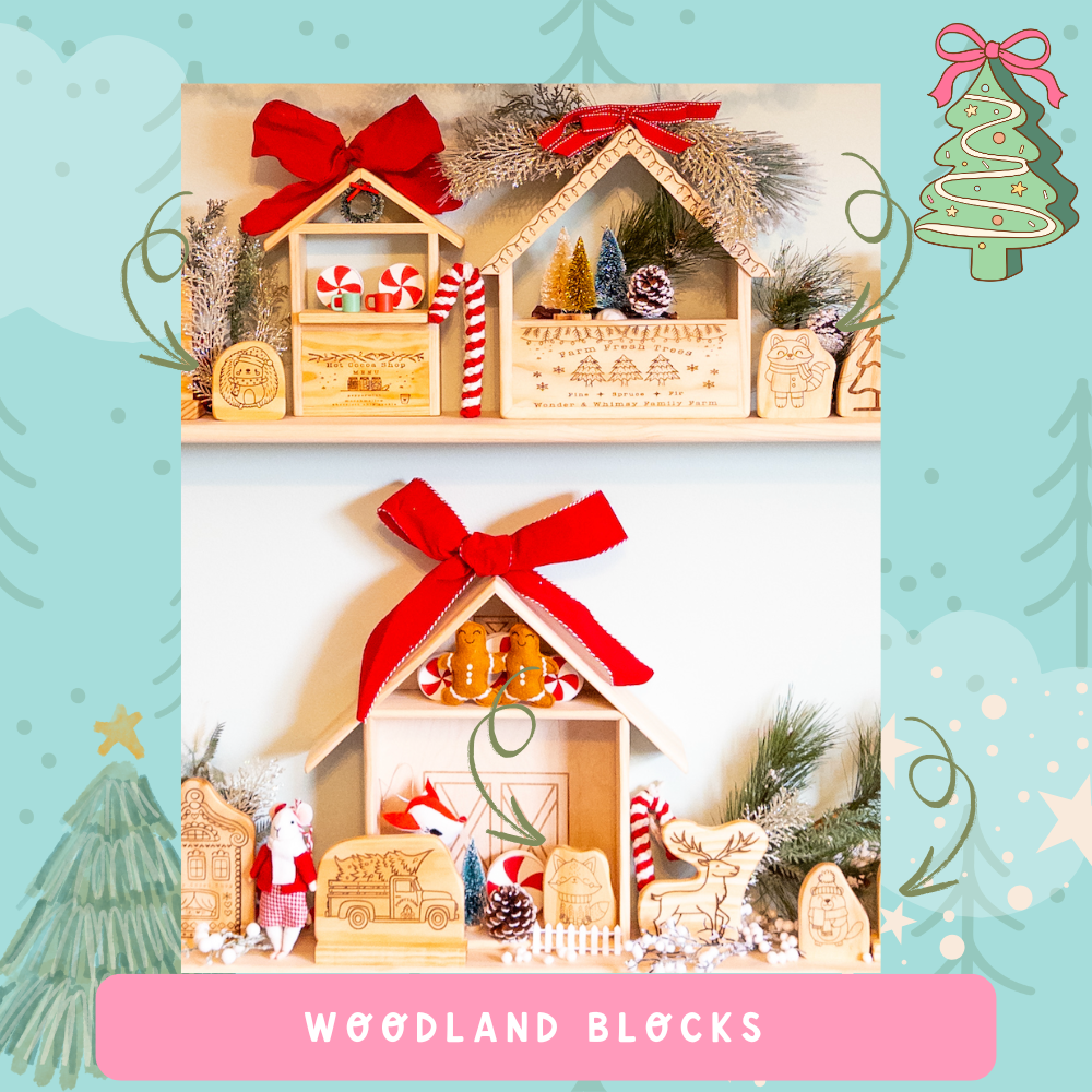 Holiday Wooden Blocks