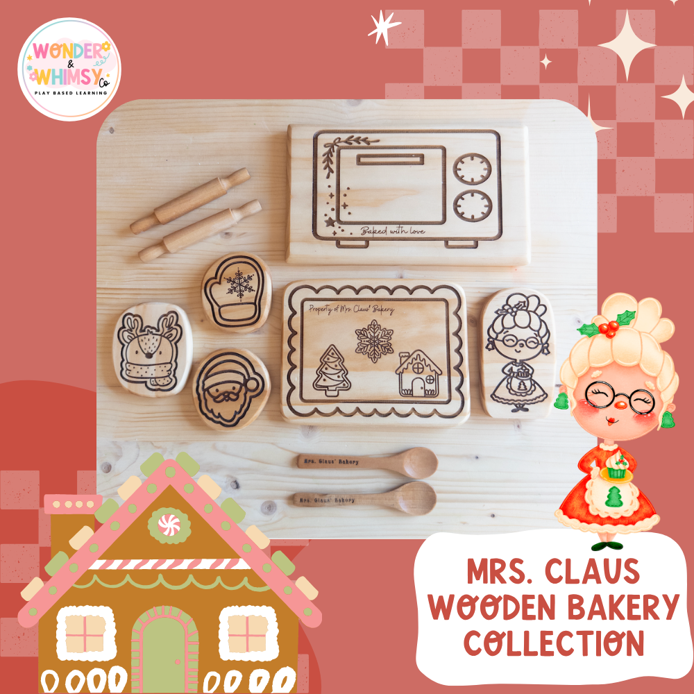 Mrs. Claus Wooden Bakery Play Set