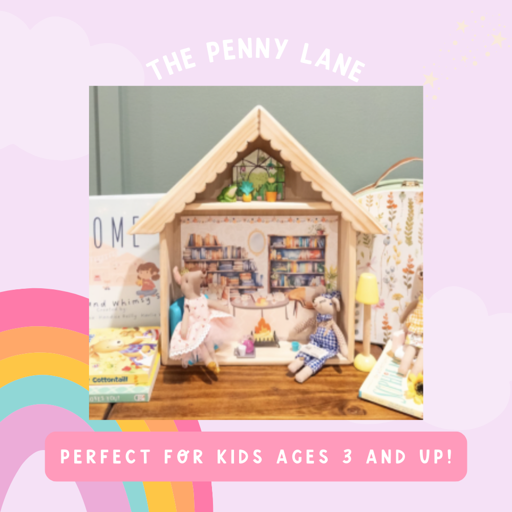 Penny Lane Wooden Dollhouse