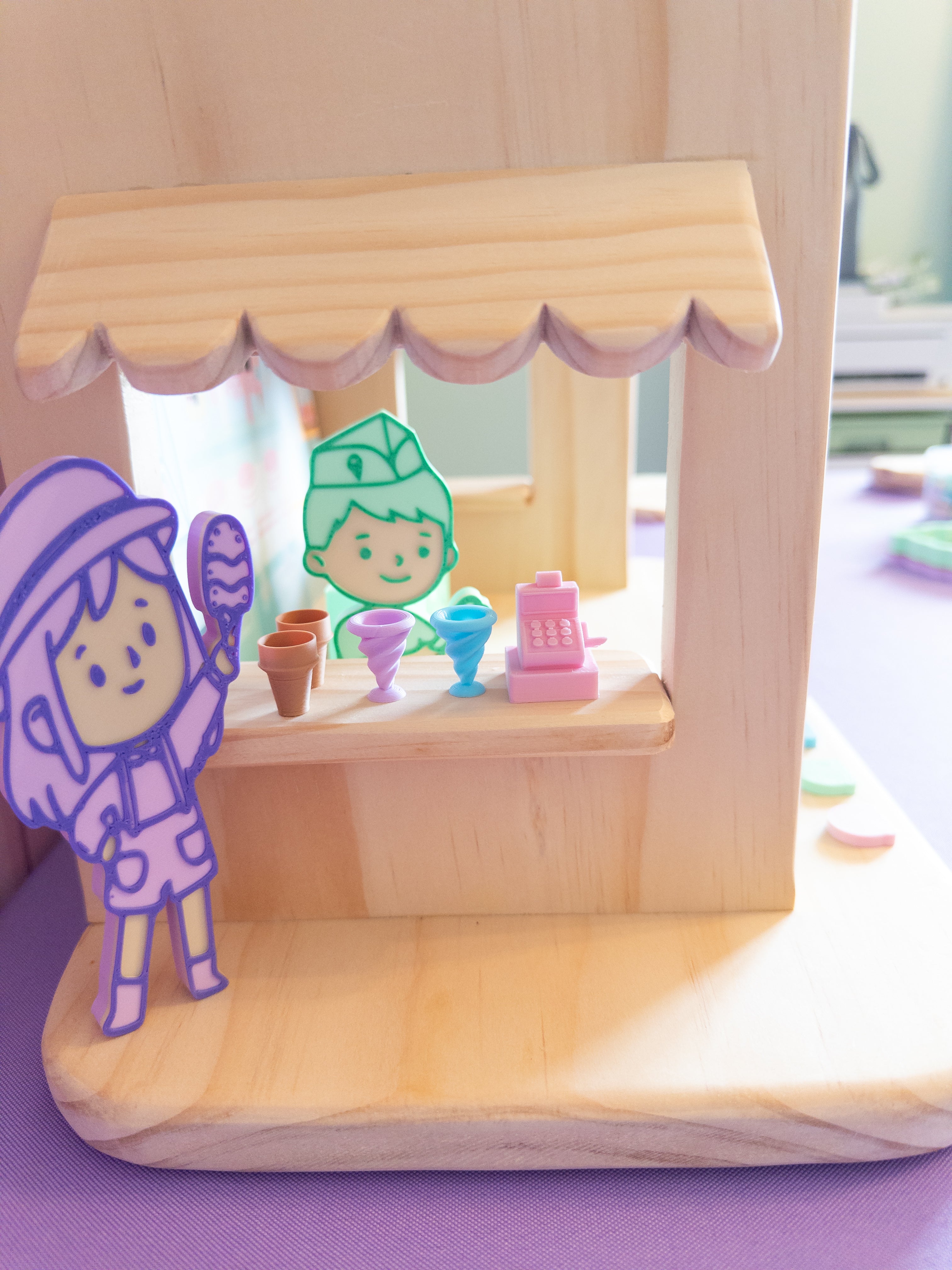 Ice Cream Parlor 3D PLA Accessories