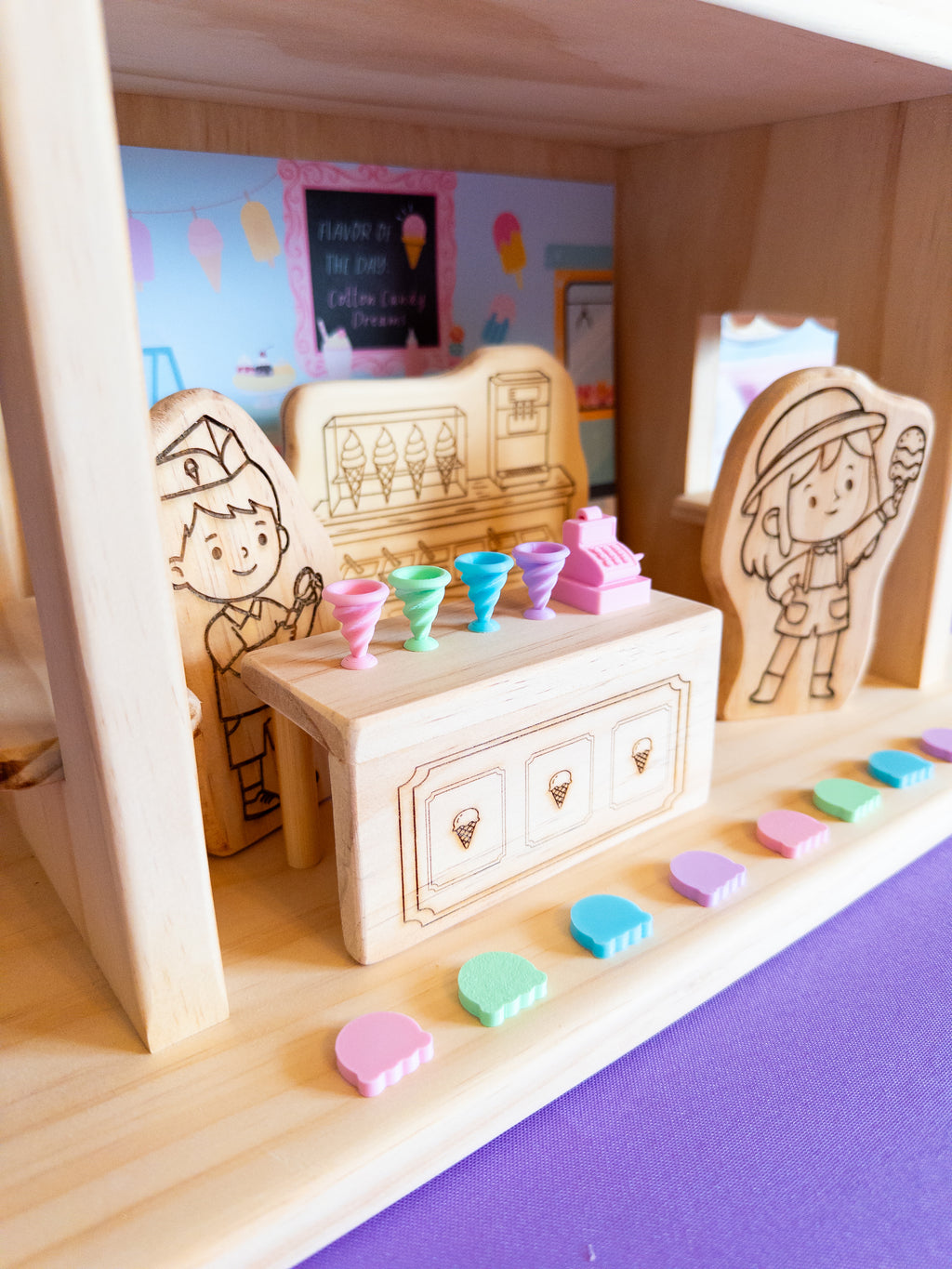 Ice Cream Parlor 3D PLA Accessories