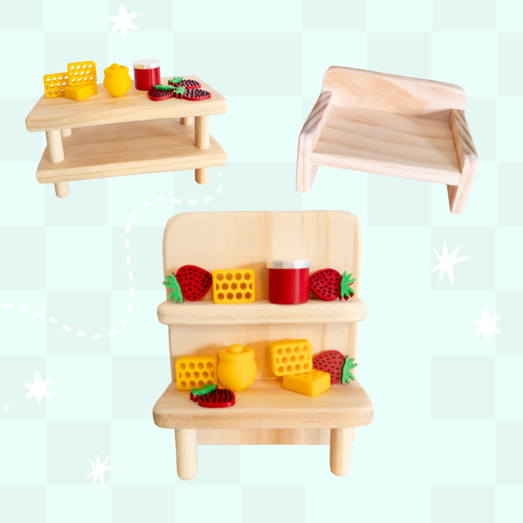 Wooden Dollhouse Furniture