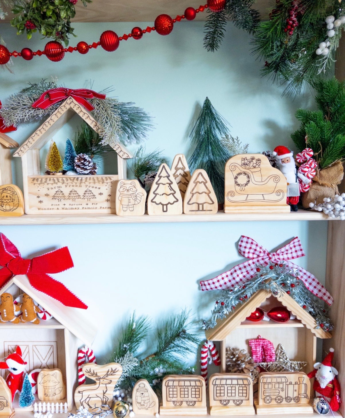 Holiday Wooden Blocks