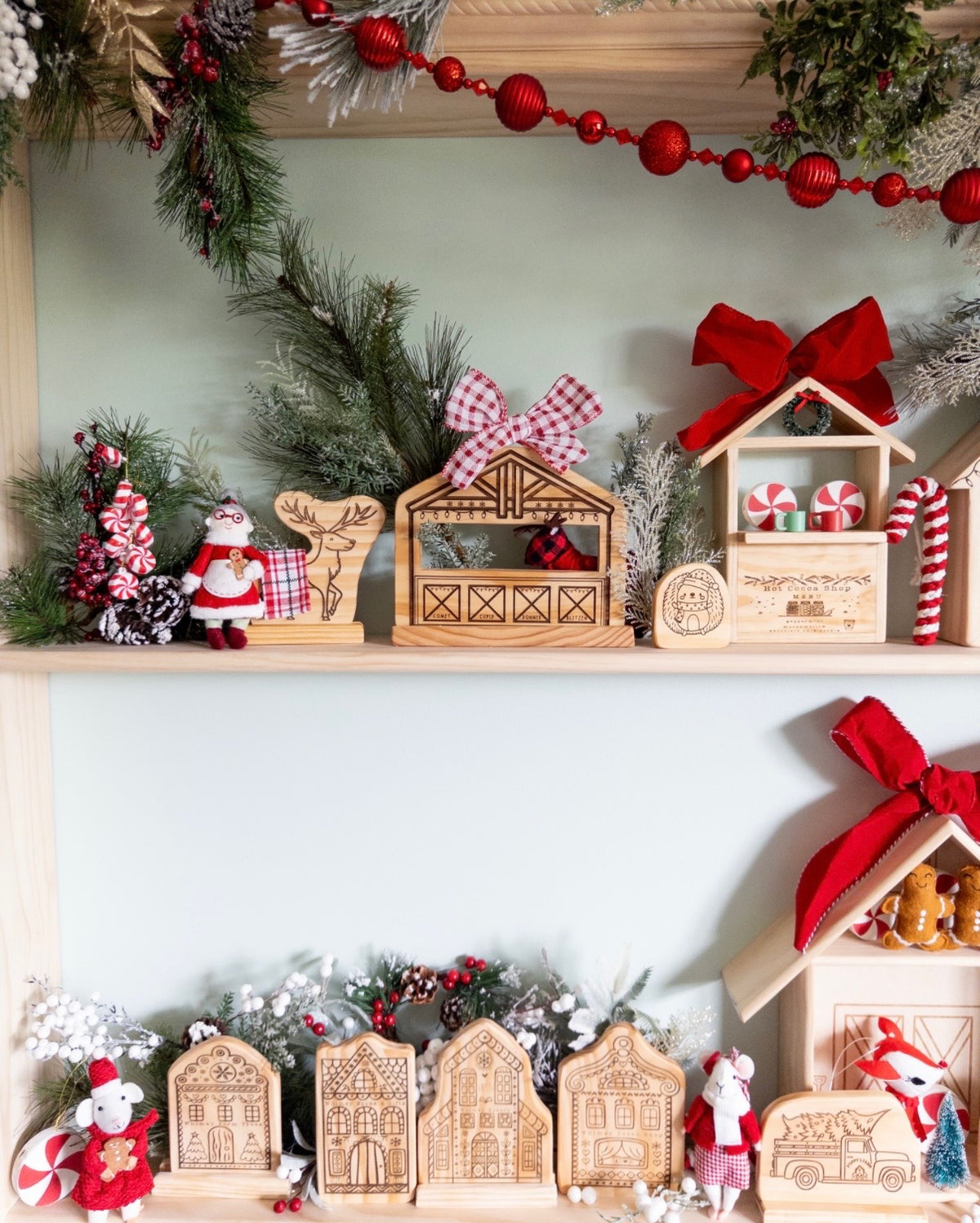 Holiday Wooden Blocks