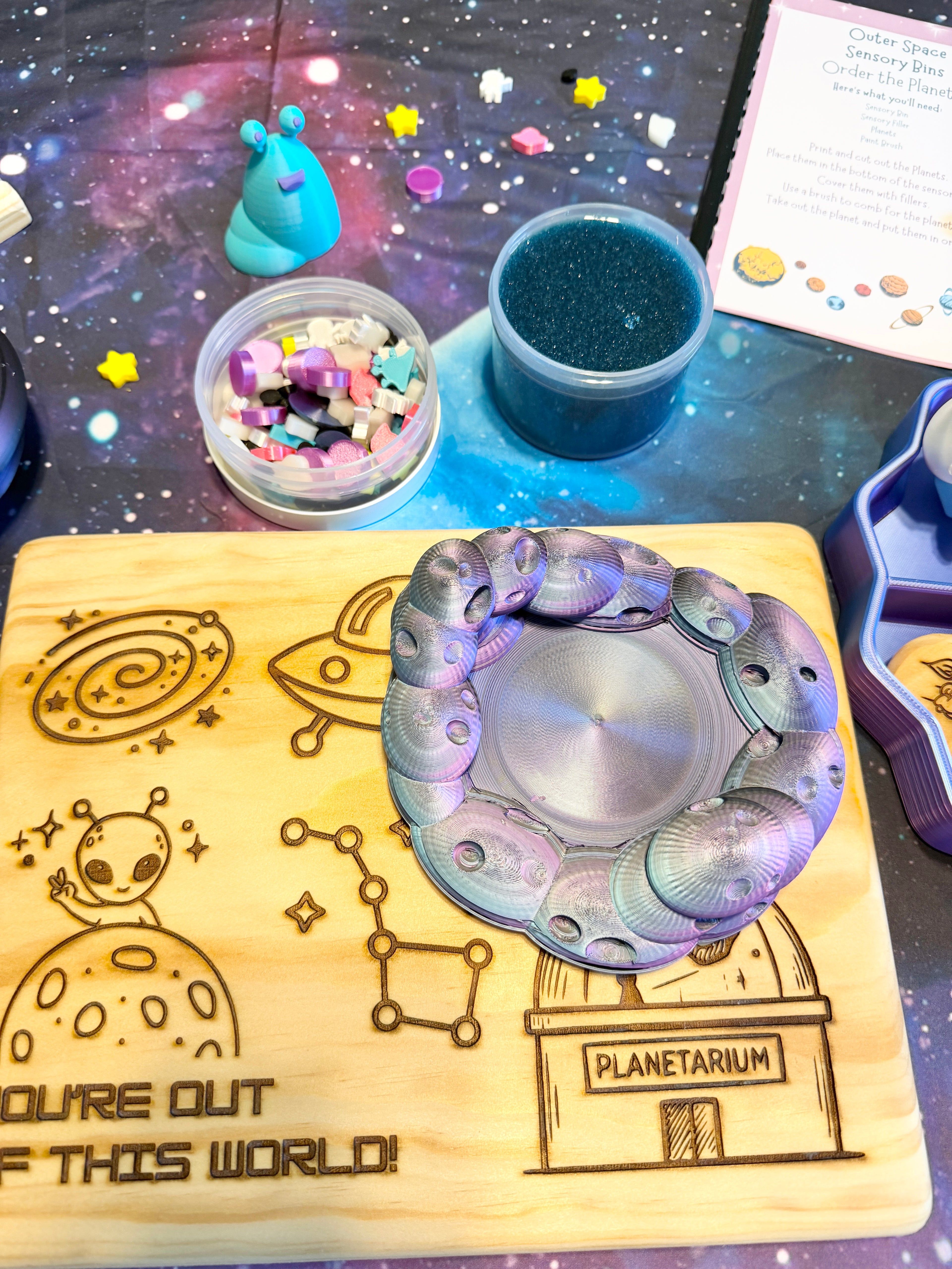 Space Camp 3D PLA Accesories