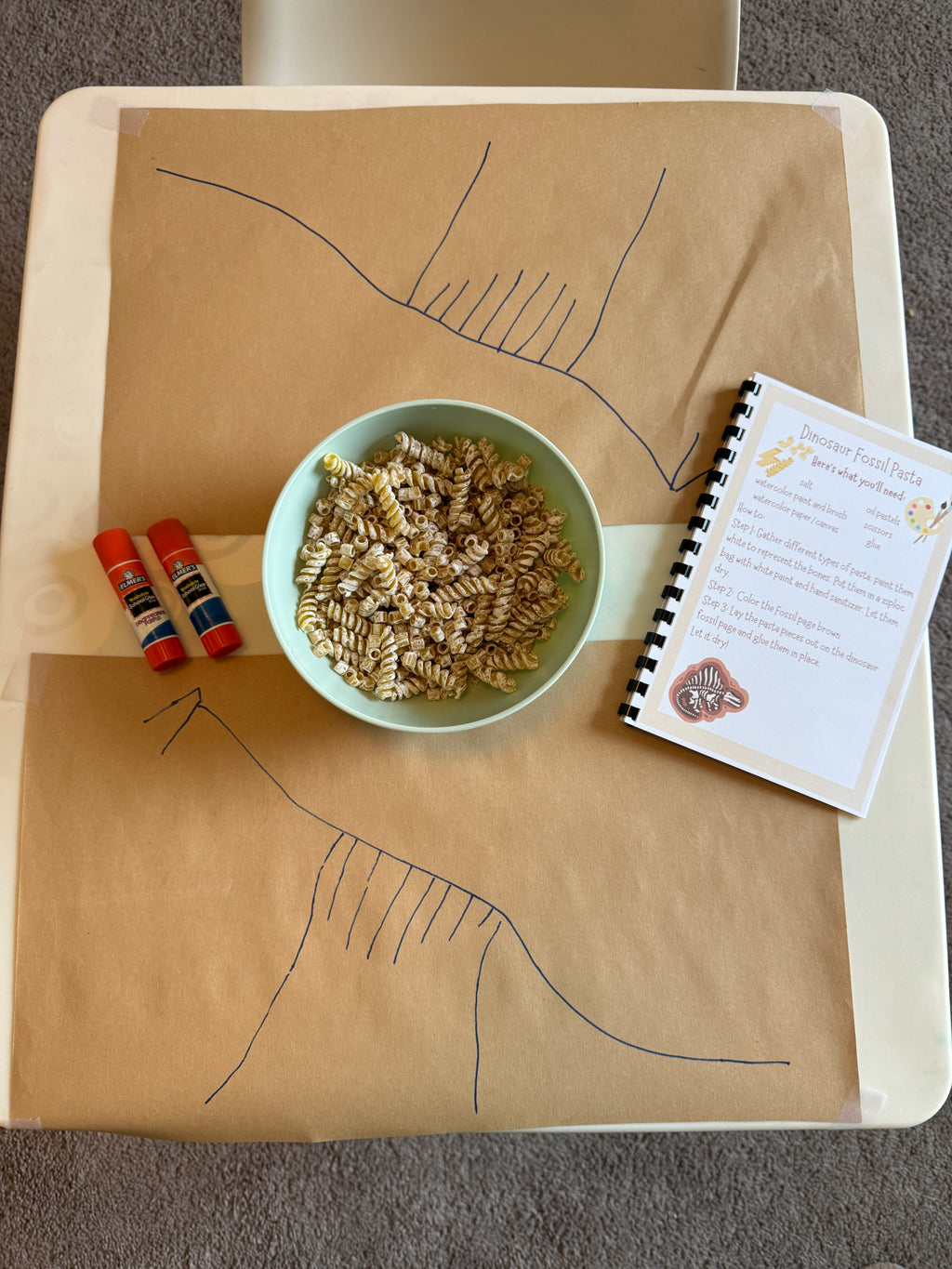 Dinosaur Camp Digital Print and Play Kit