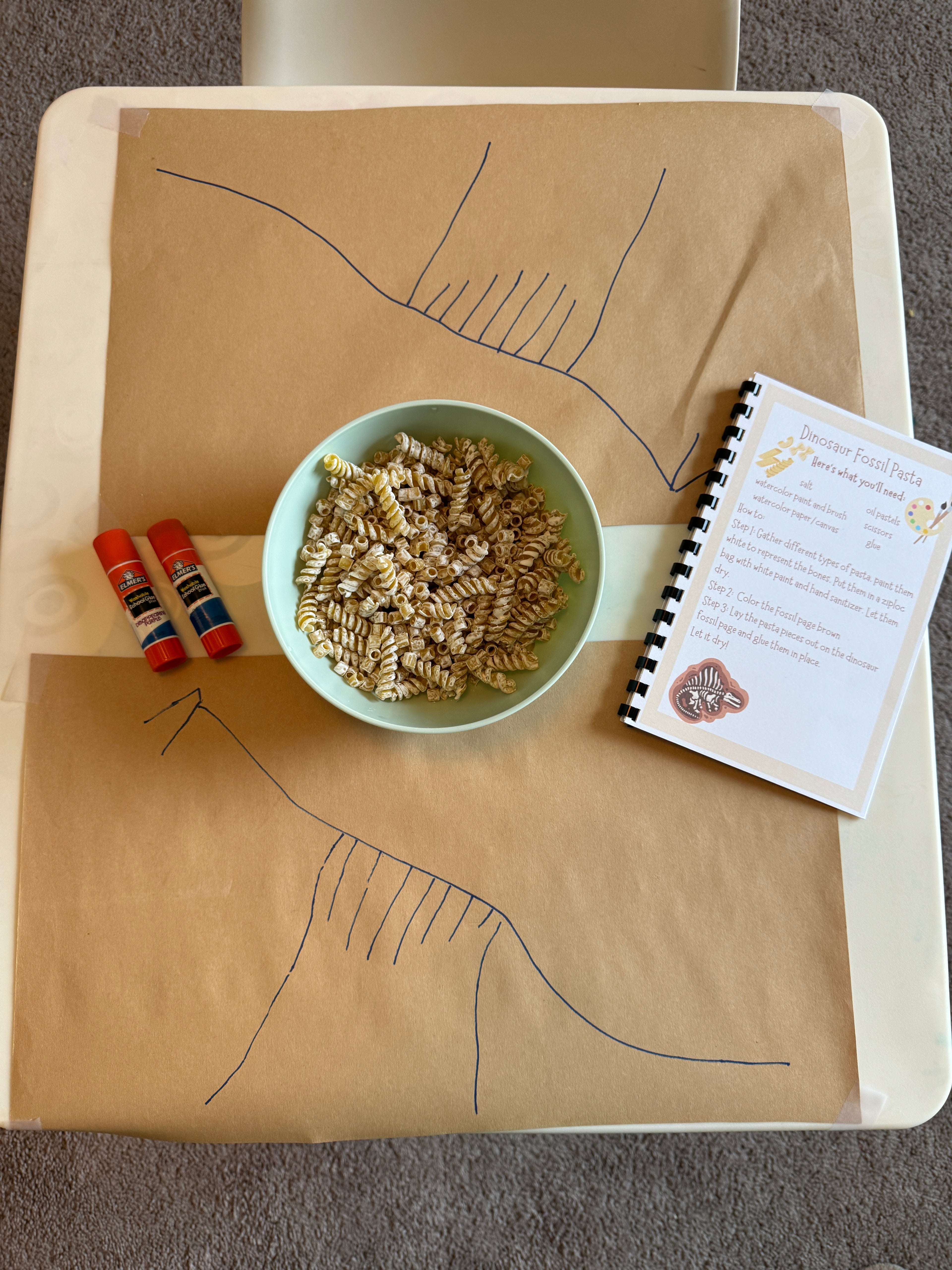 Dinosaur Camp Digital Print and Play Kit