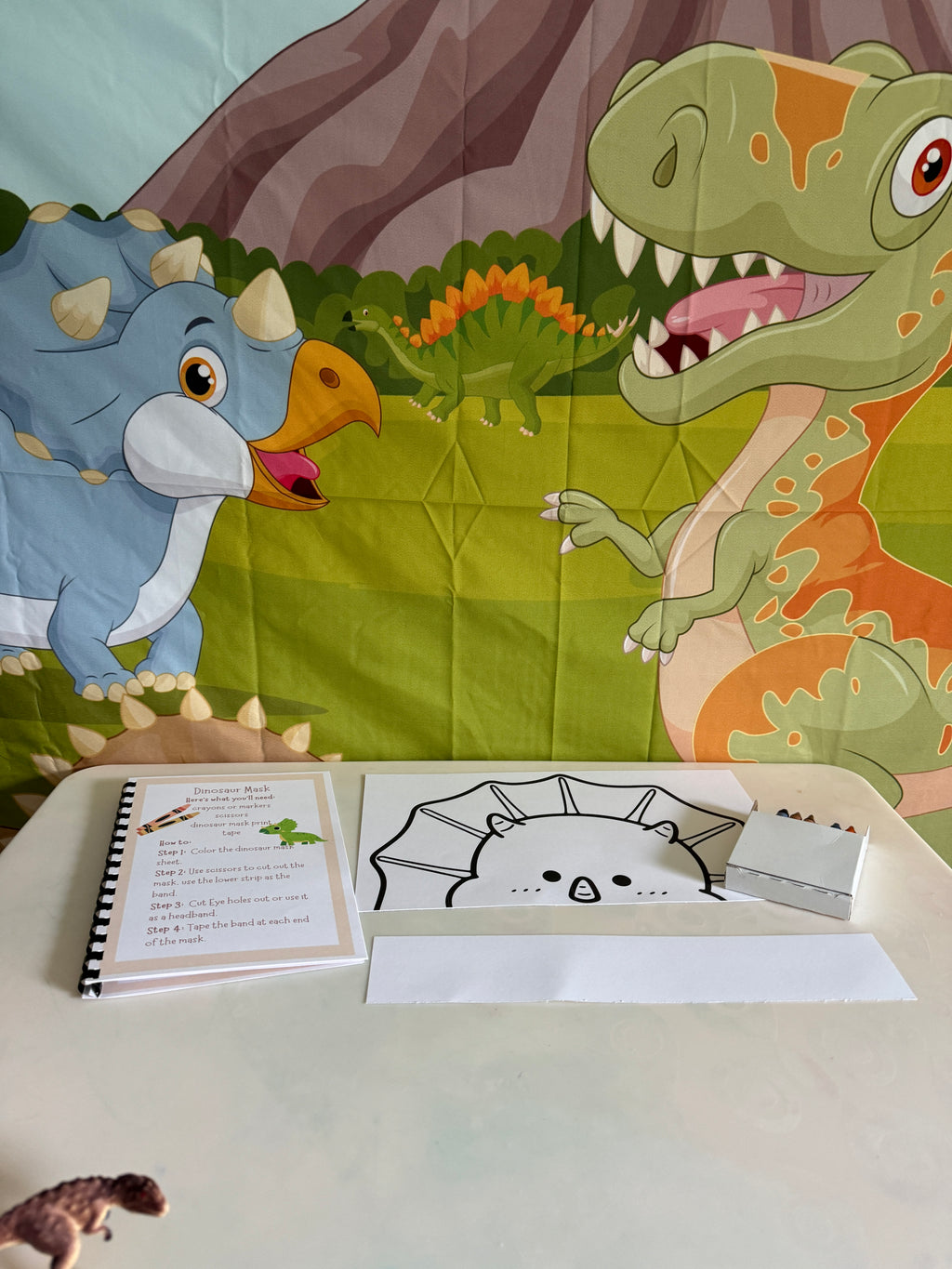 Dinosaur Camp Digital Print and Play Kit