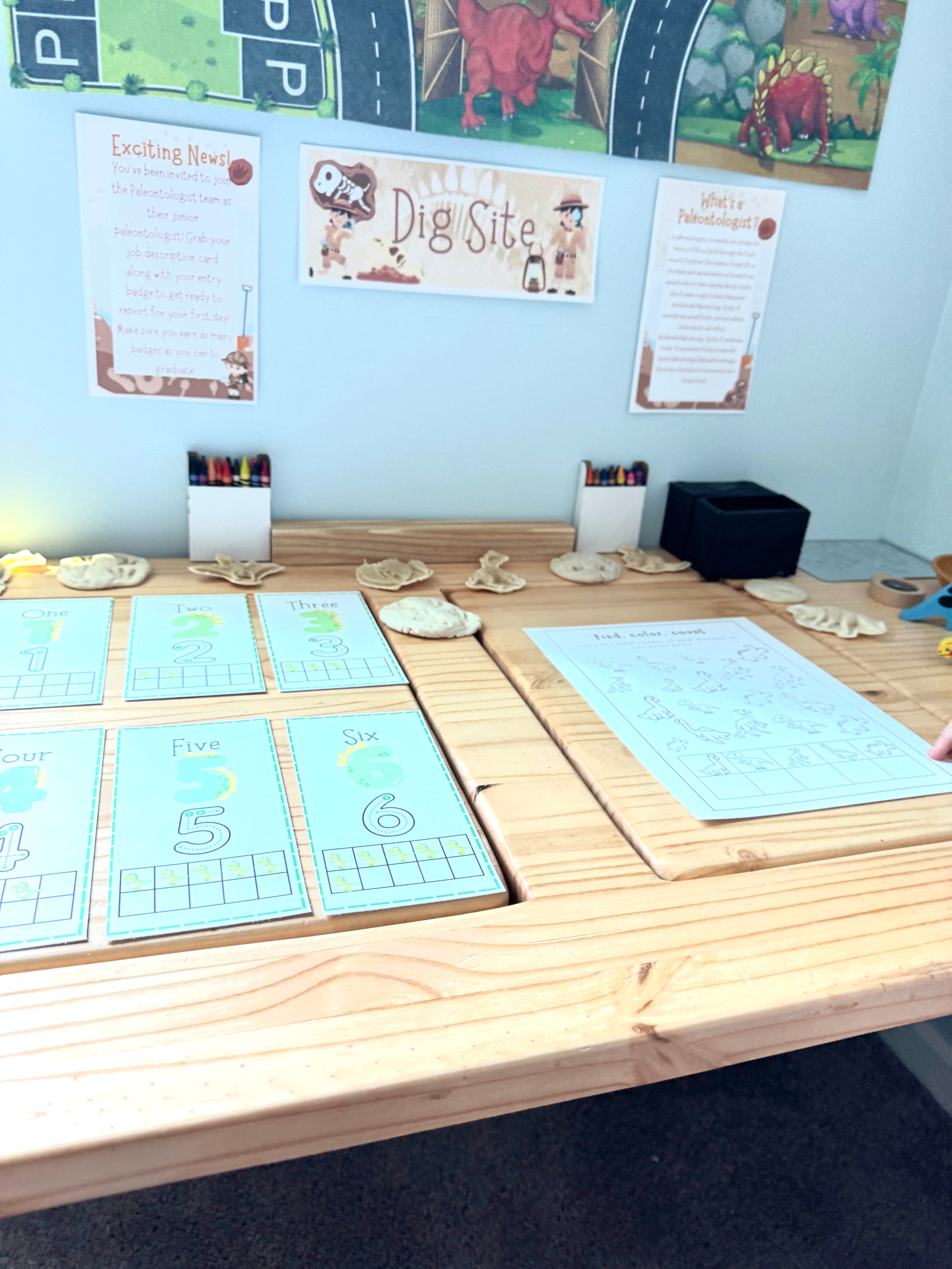 Dinosaur Camp Digital Print and Play Kit