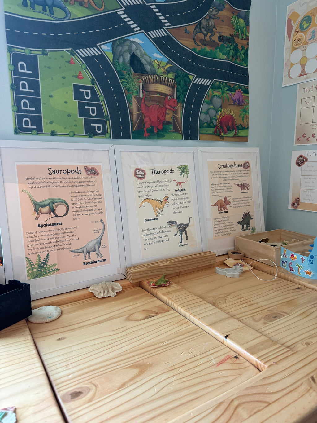 Dinosaur Camp Digital Print and Play Kit