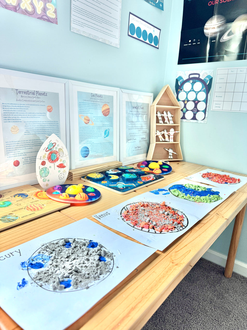 Space Camp Digital Print and Play Kit