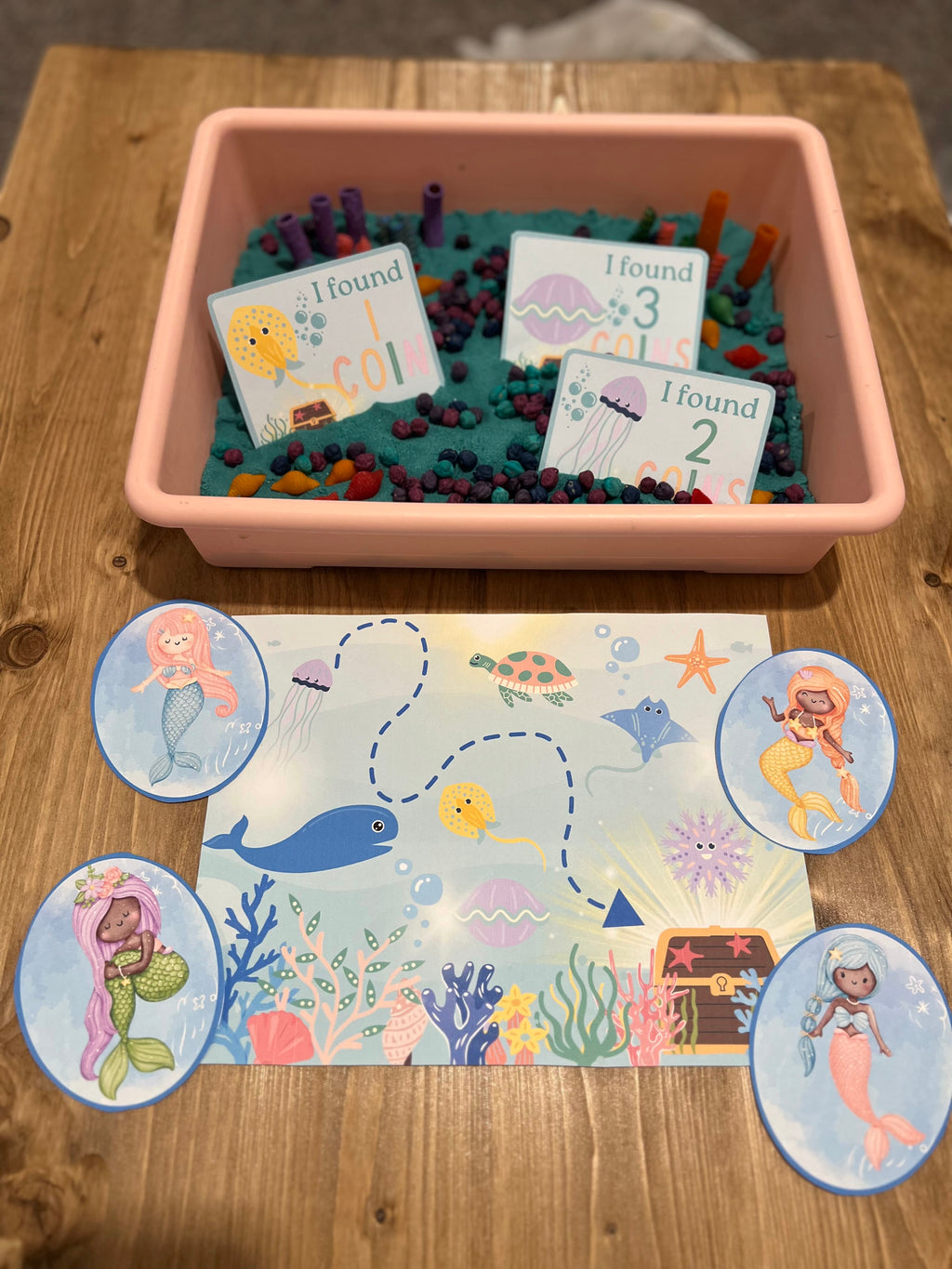 Mermaid Digital Print and Play Kit