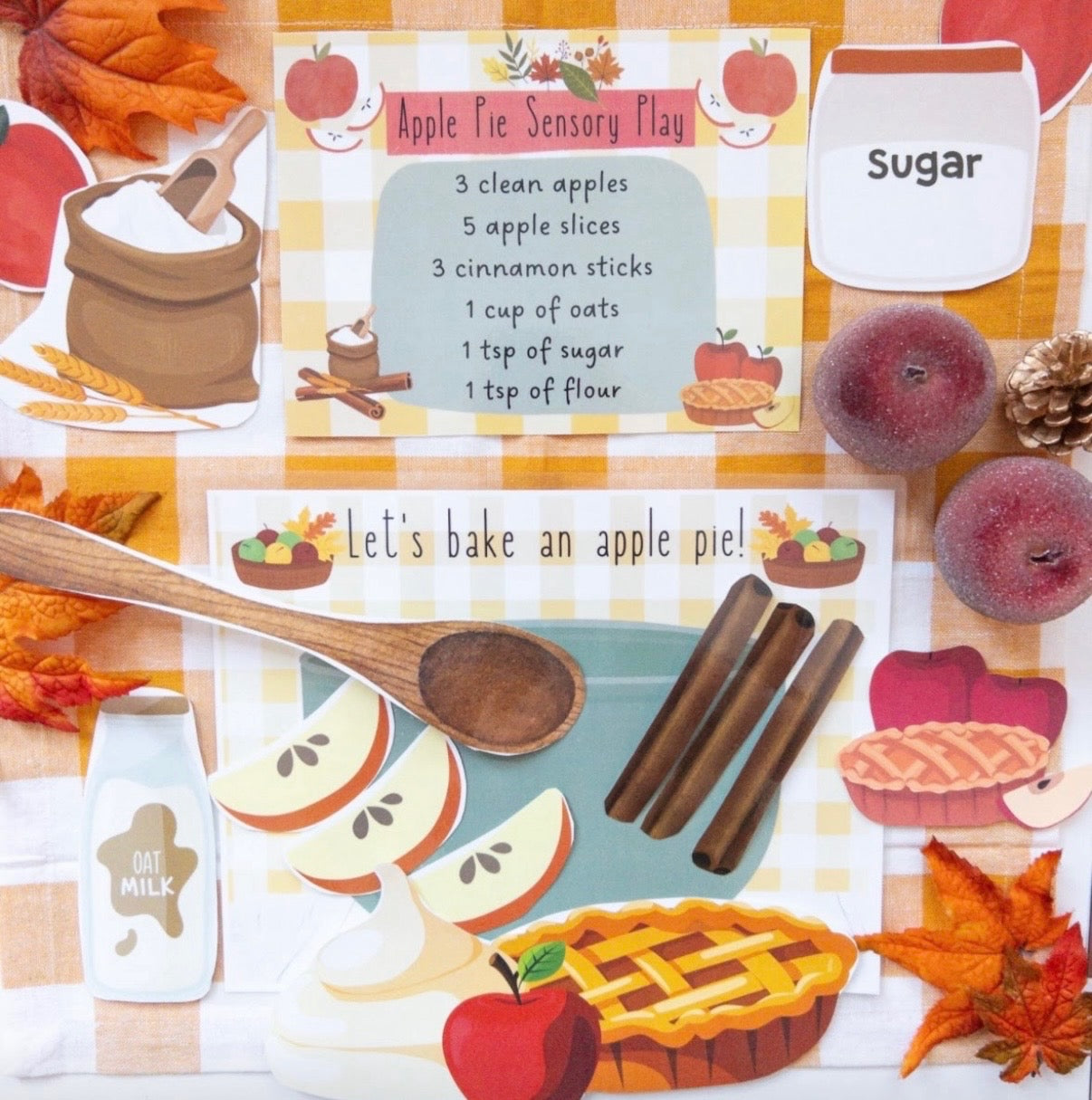 Apples Pie Mindfulness Digital Print Kit