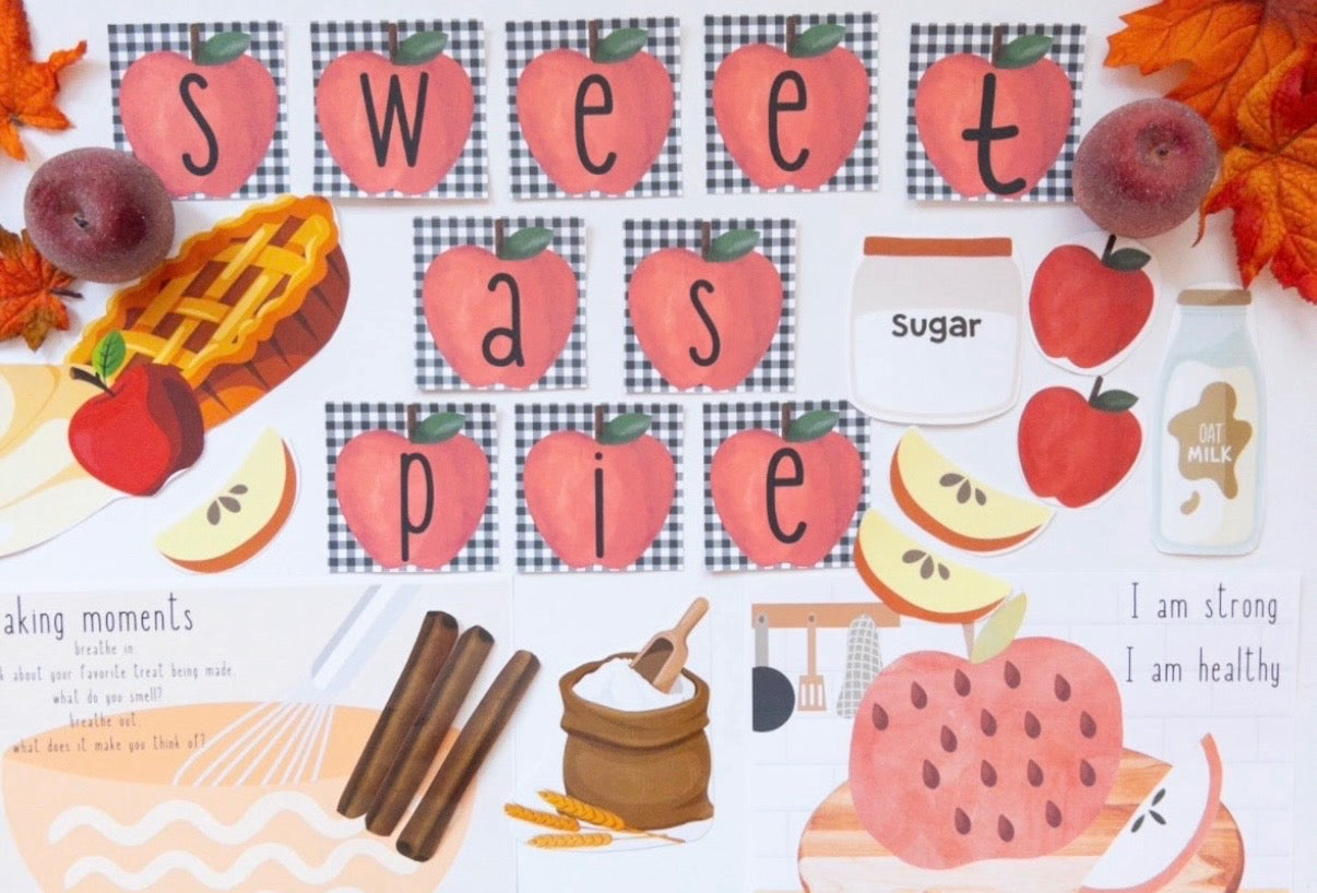 Apples Pie Mindfulness Digital Print Kit