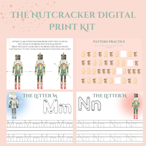 The Nutcracker Themed Digital Print Kit