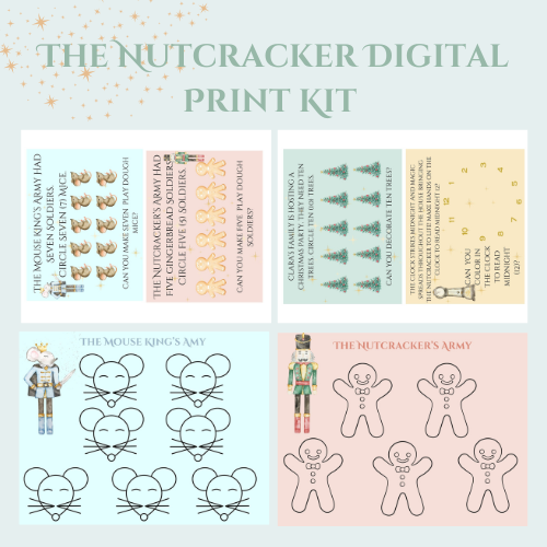 The Nutcracker Themed Digital Print Kit
