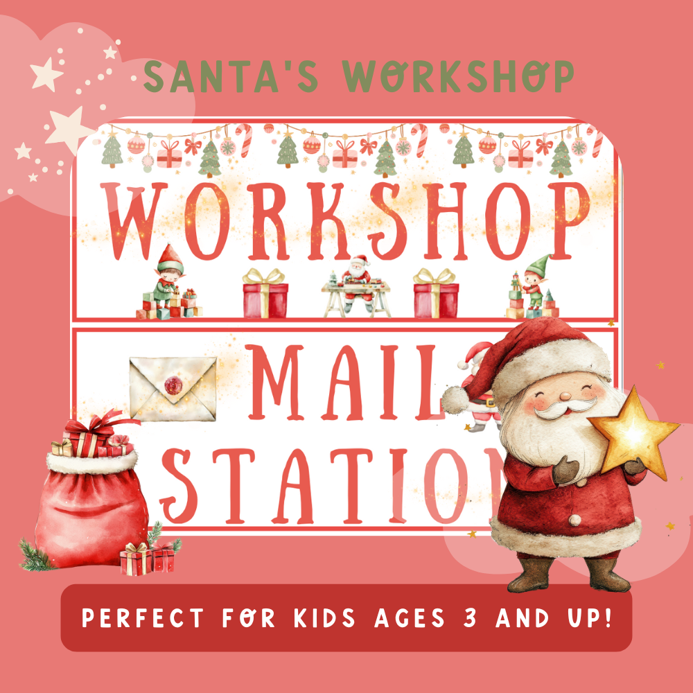 Santa's Workshop Digital Print Kit